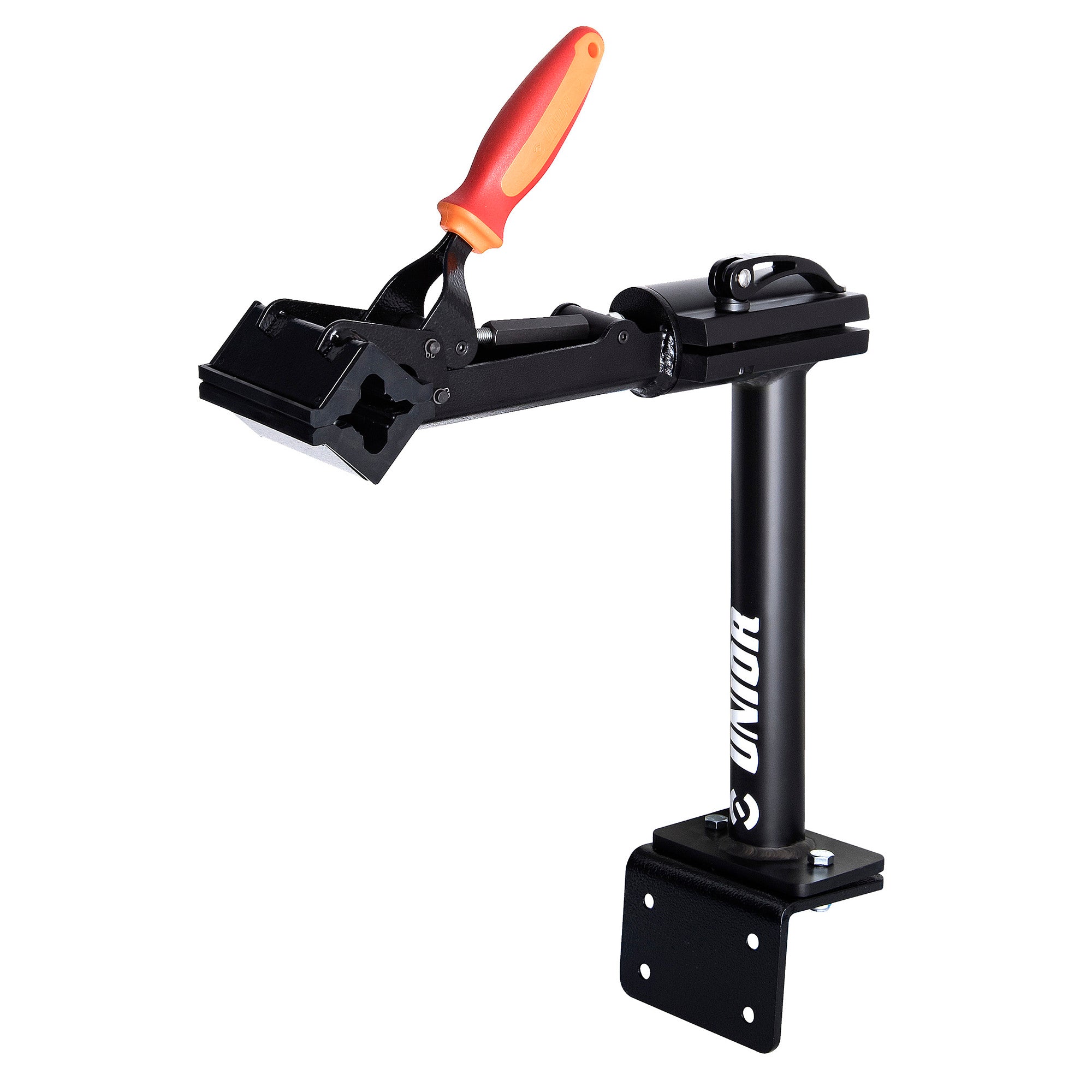UNIOR Wall Or Bench Mount Clamp, Manually Adjustable | Power2Cycle RED