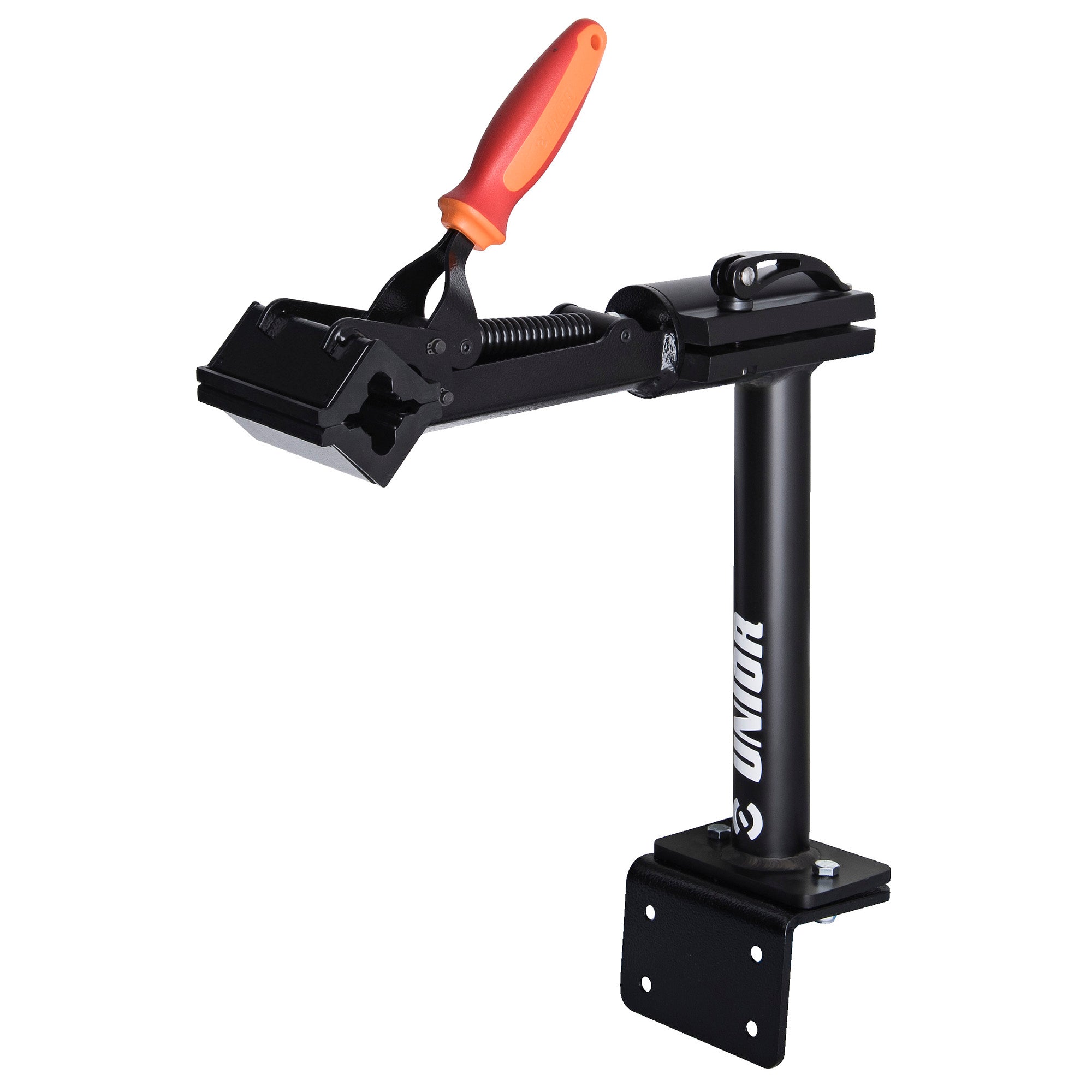 UNIOR Wall Or Bench Mount Clamp, Auto Adjustable | Power2Cycle RED