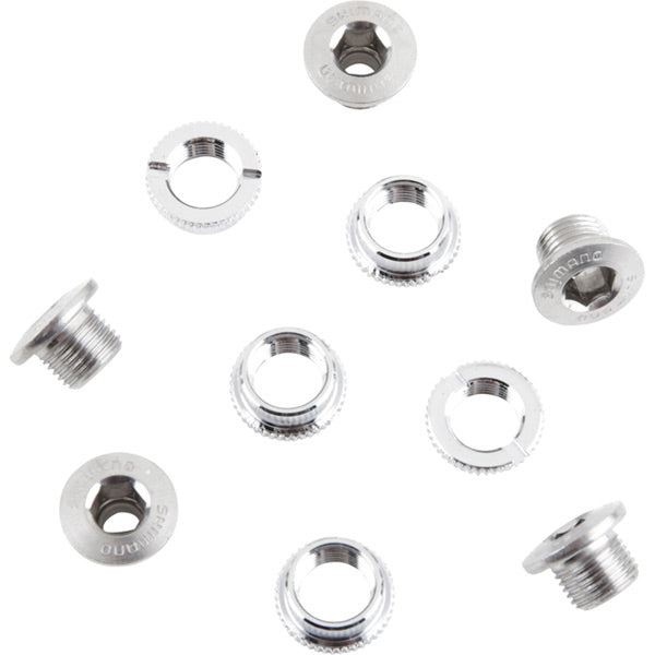 Shimano Dura | Power2CycleAce Track 7710 Dura Ace Track chainring bolts M8 x 6 mm (set of 5)