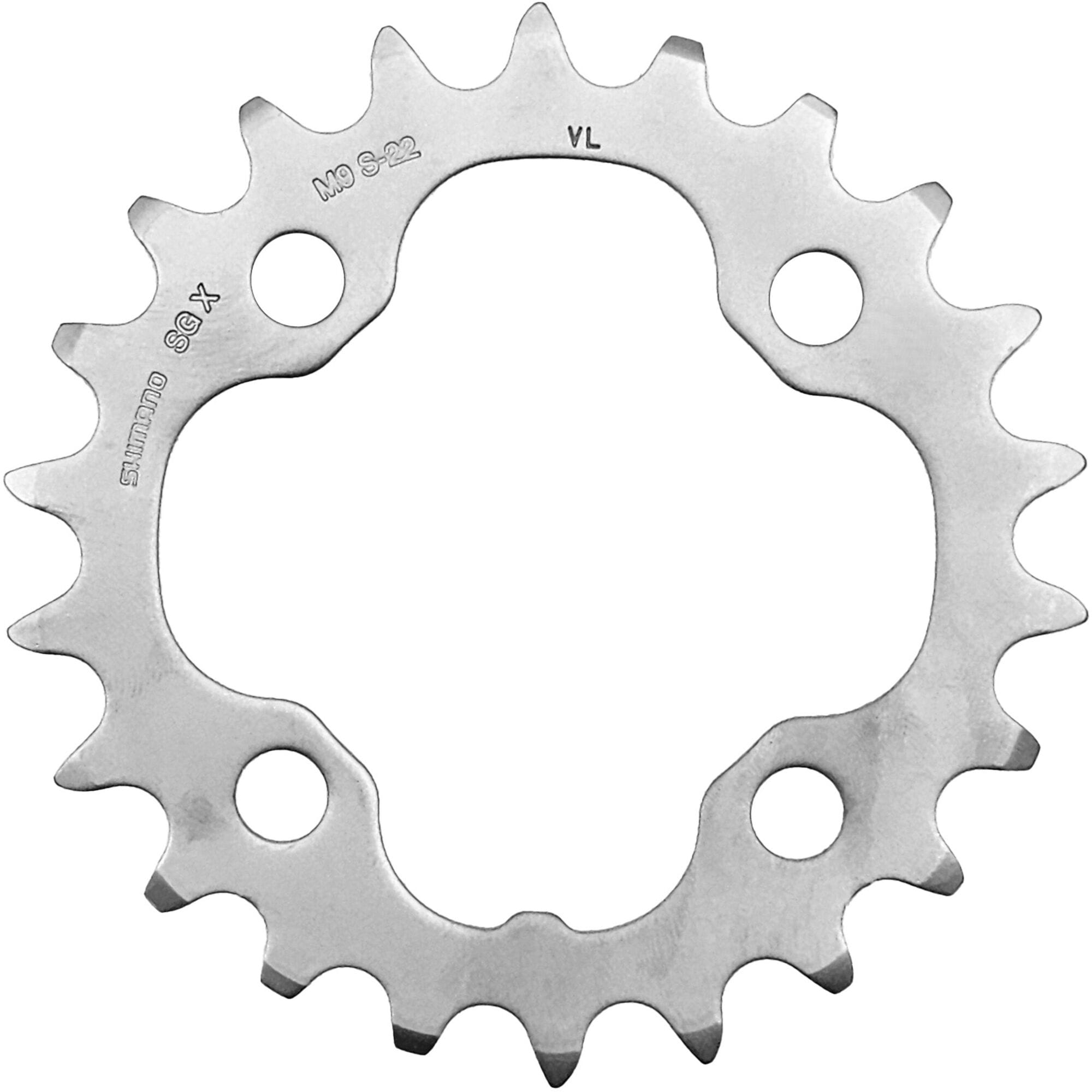 Shimano Deore M532 Deore 10 speed triple inner chainring 22T silver