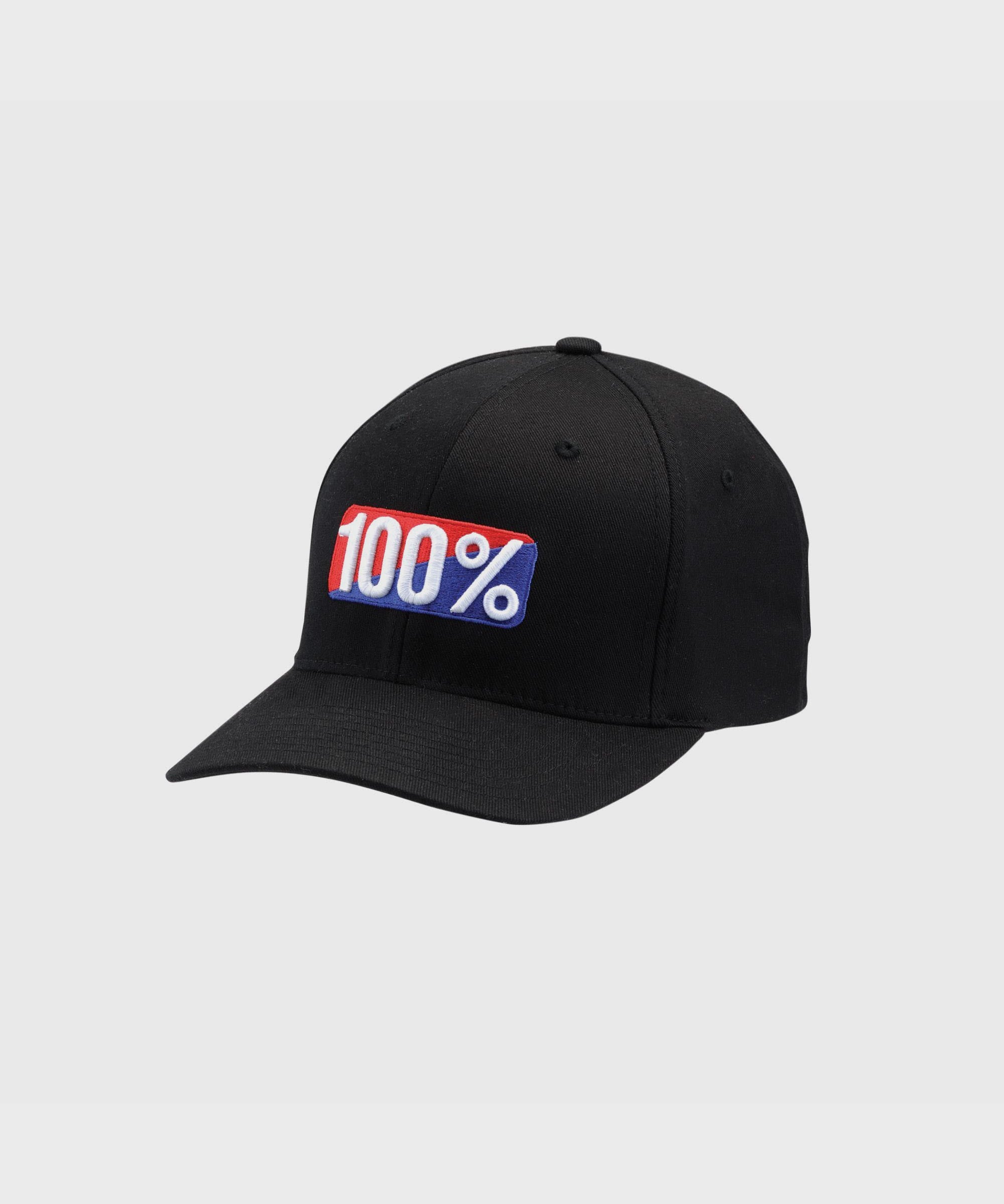 100% Classic Flexfit Hat Black L / XL