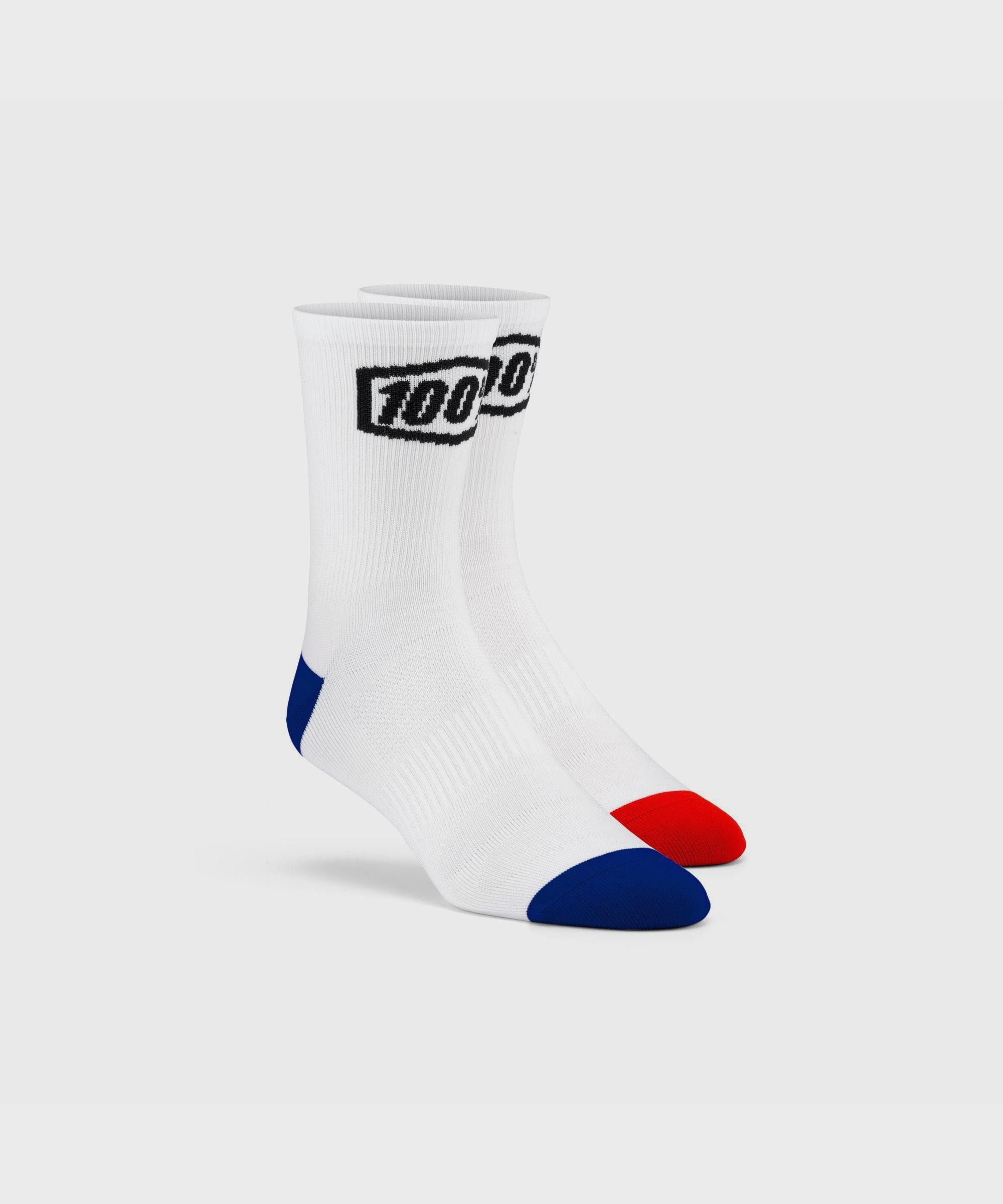 100% Terrain Socks White