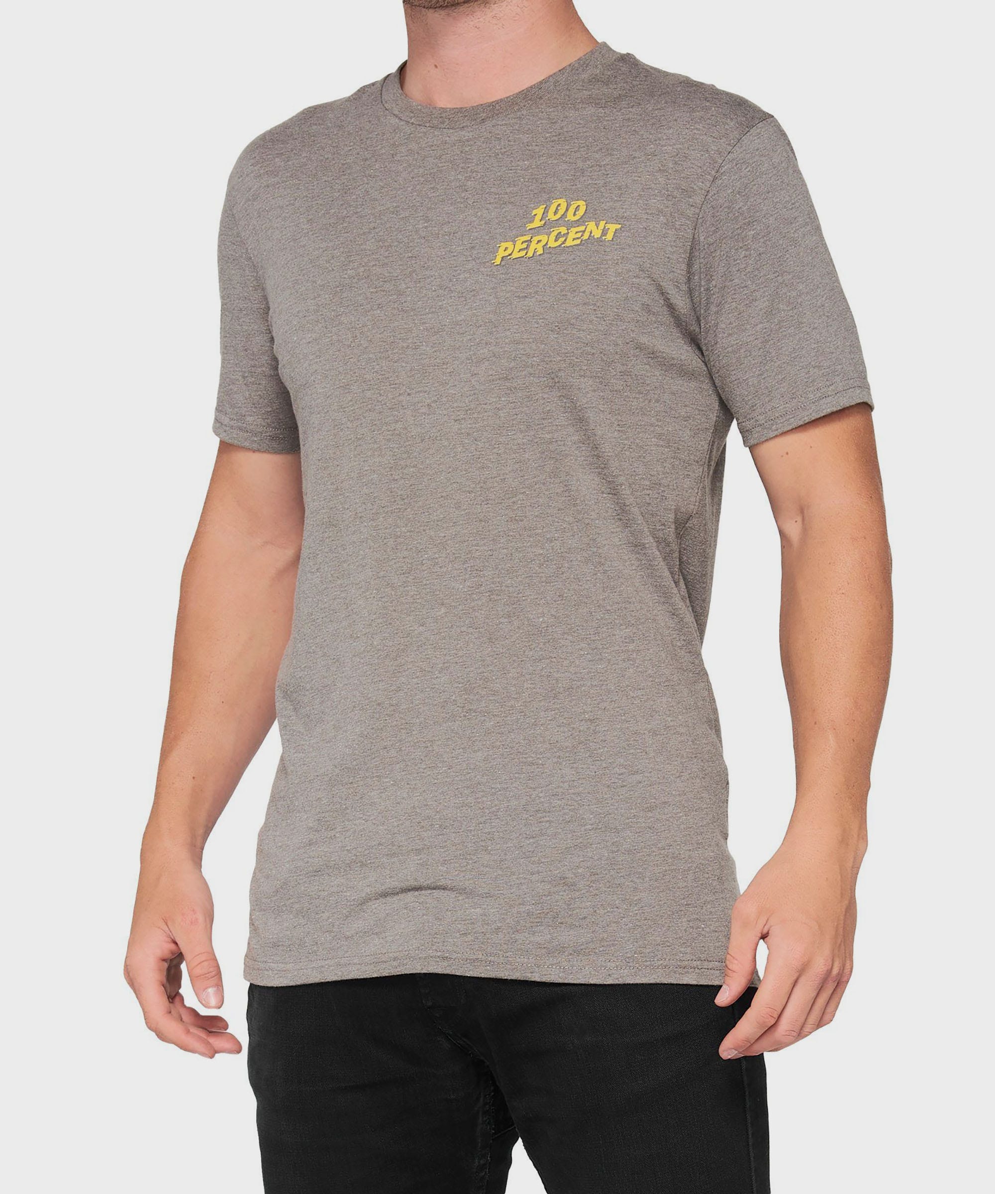 100% Dakota T | Power2CycleShirt Heather Grey