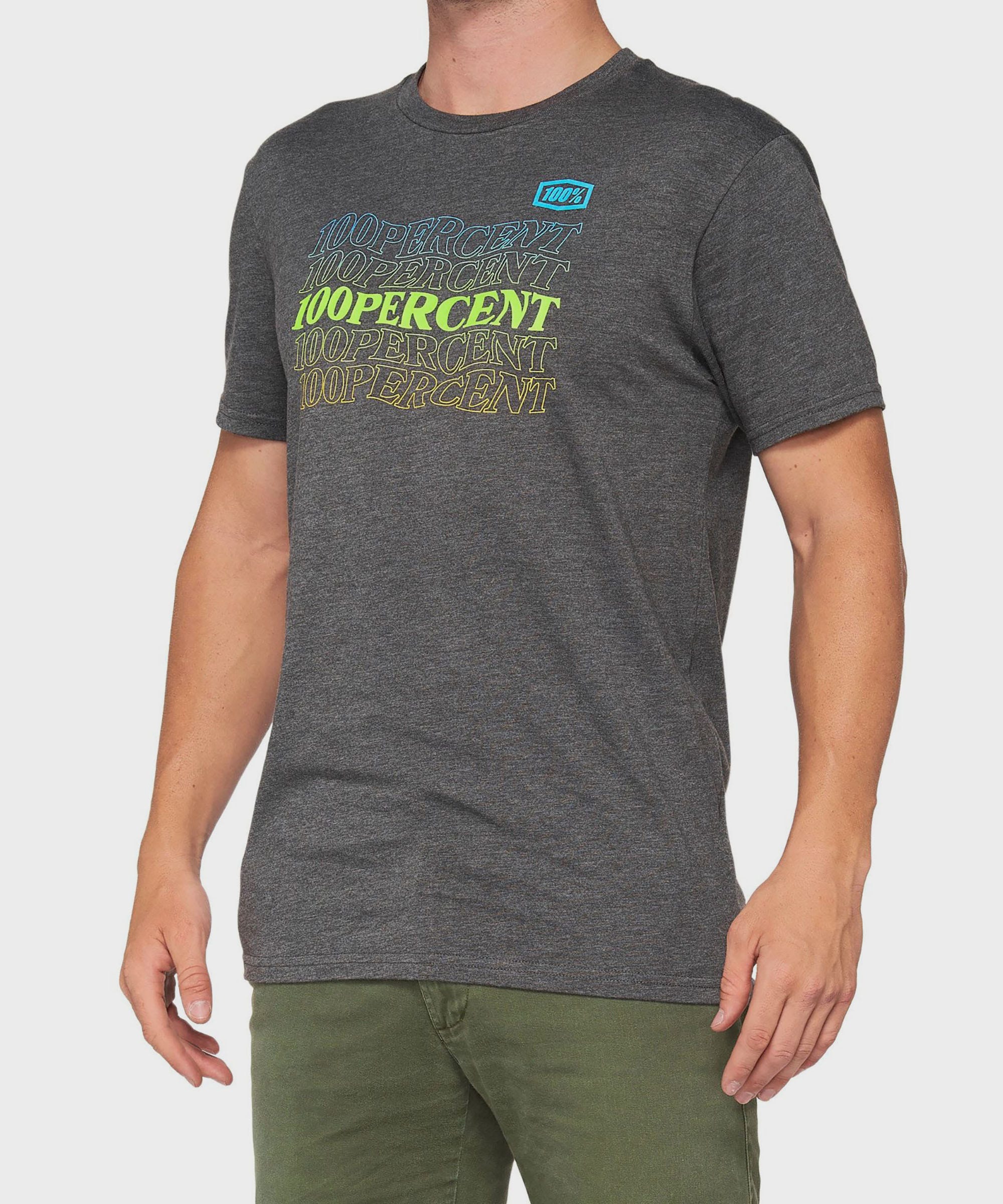 100% Silva T | Power2CycleShirt Charcoal Heather S