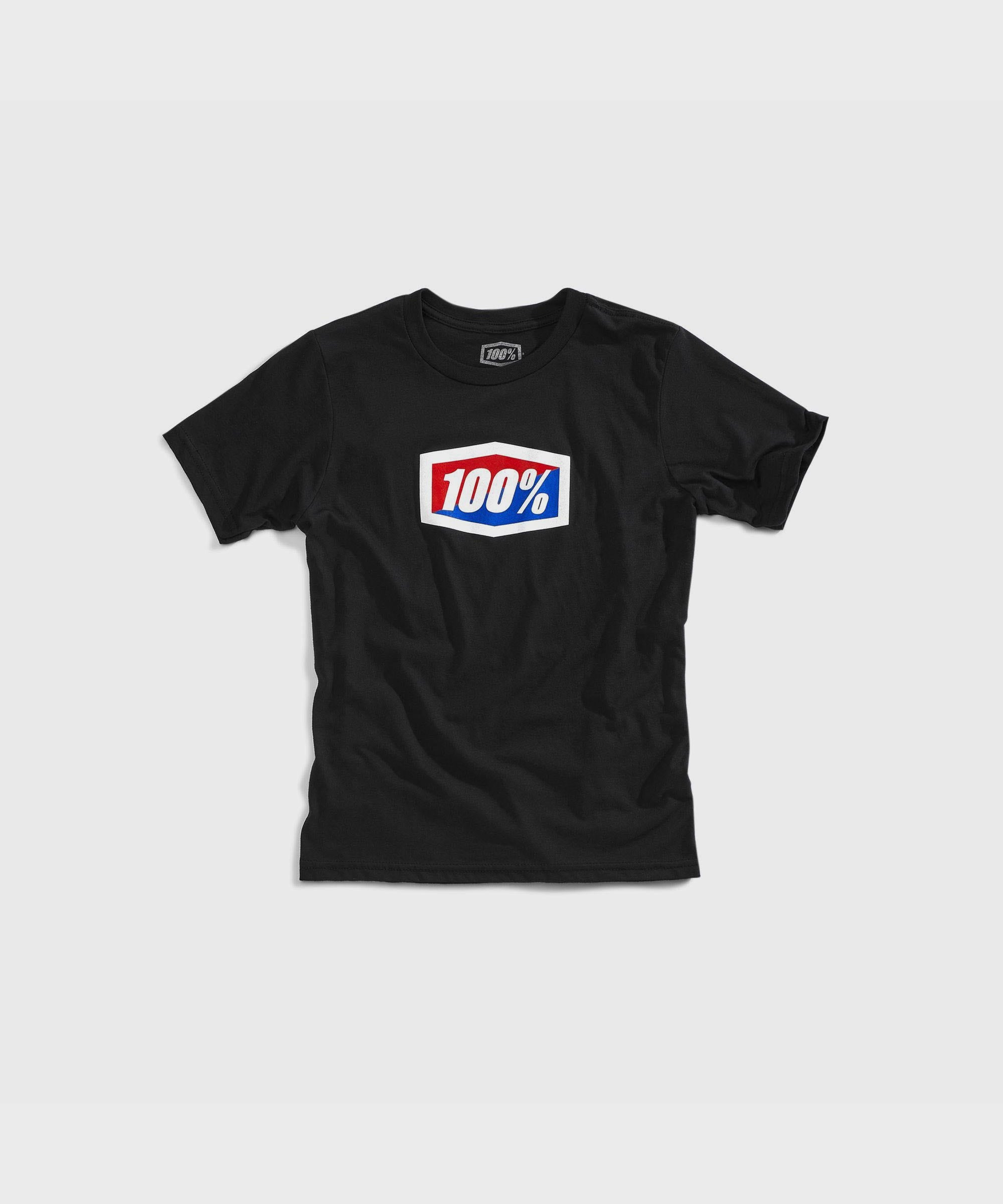 100% OFFICIAL Youth Short Sleeve Tee Black