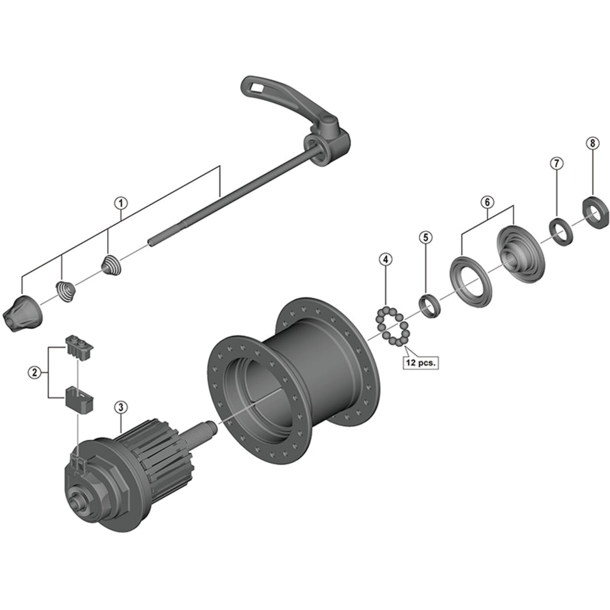 Shimano Spares C811 lock nut M11