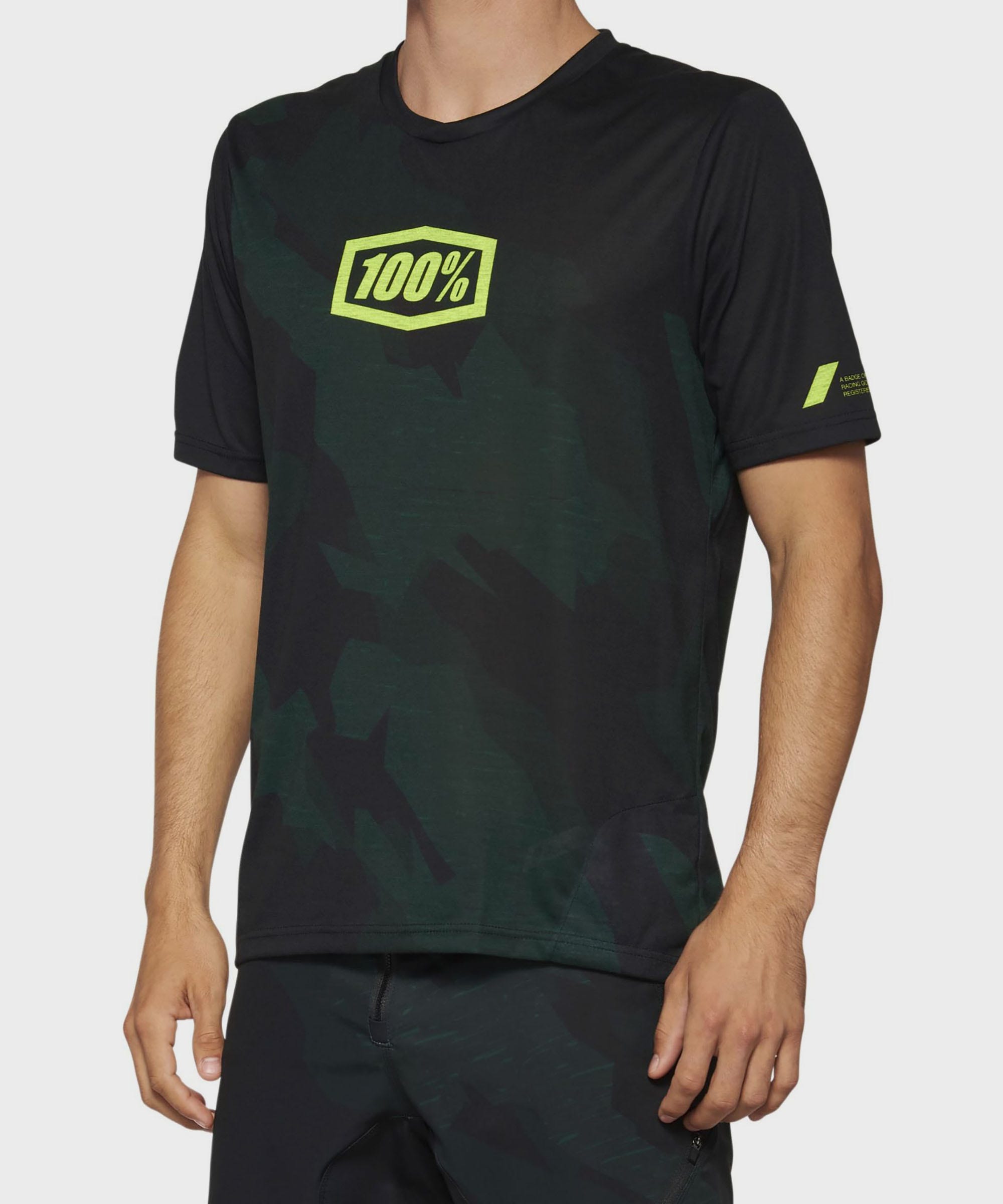 100% Airmatic Short Sleeve Limited Edition Jersey Black Camo