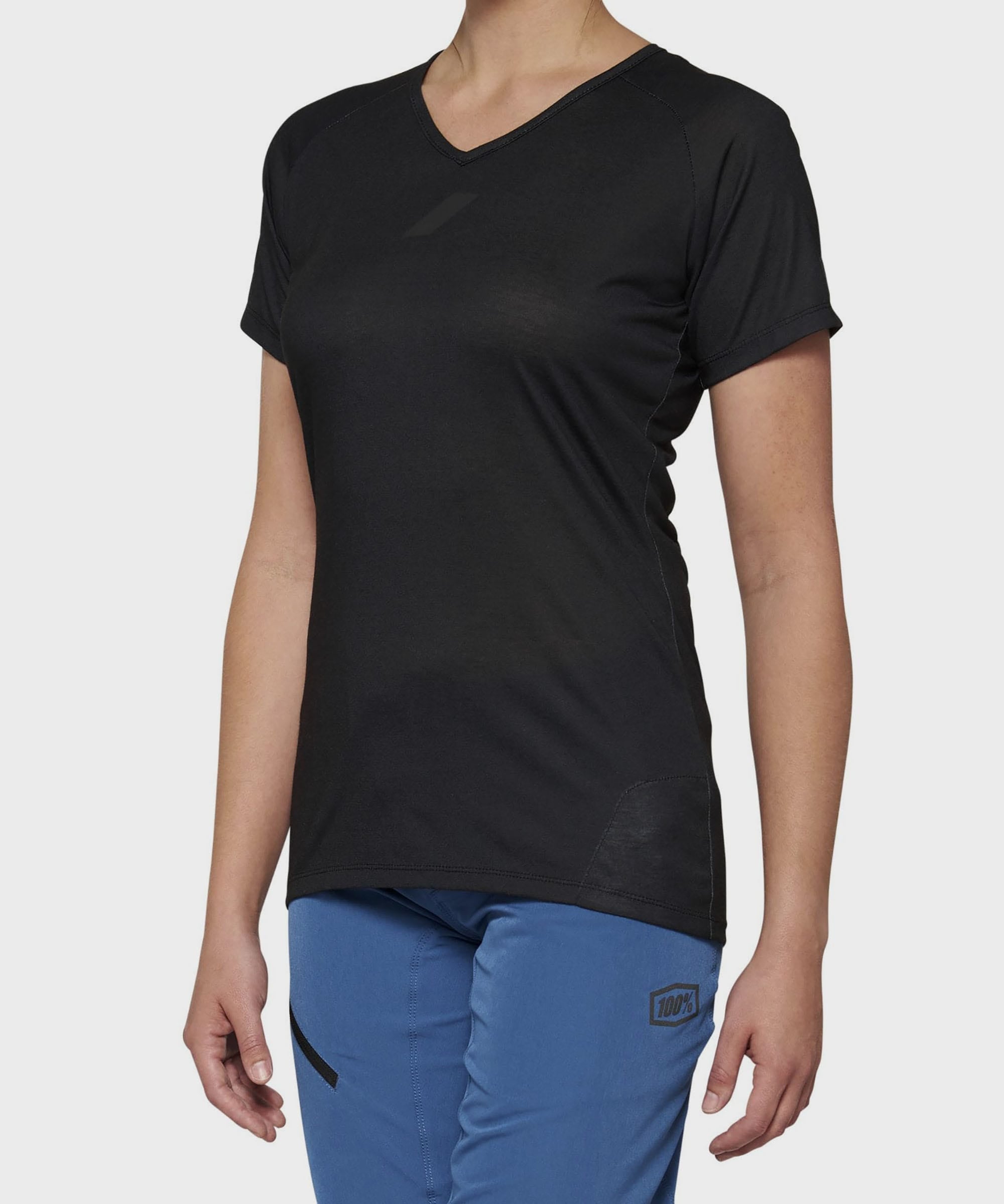 100% Airmatic Short Sleeve Women's Jersey Black