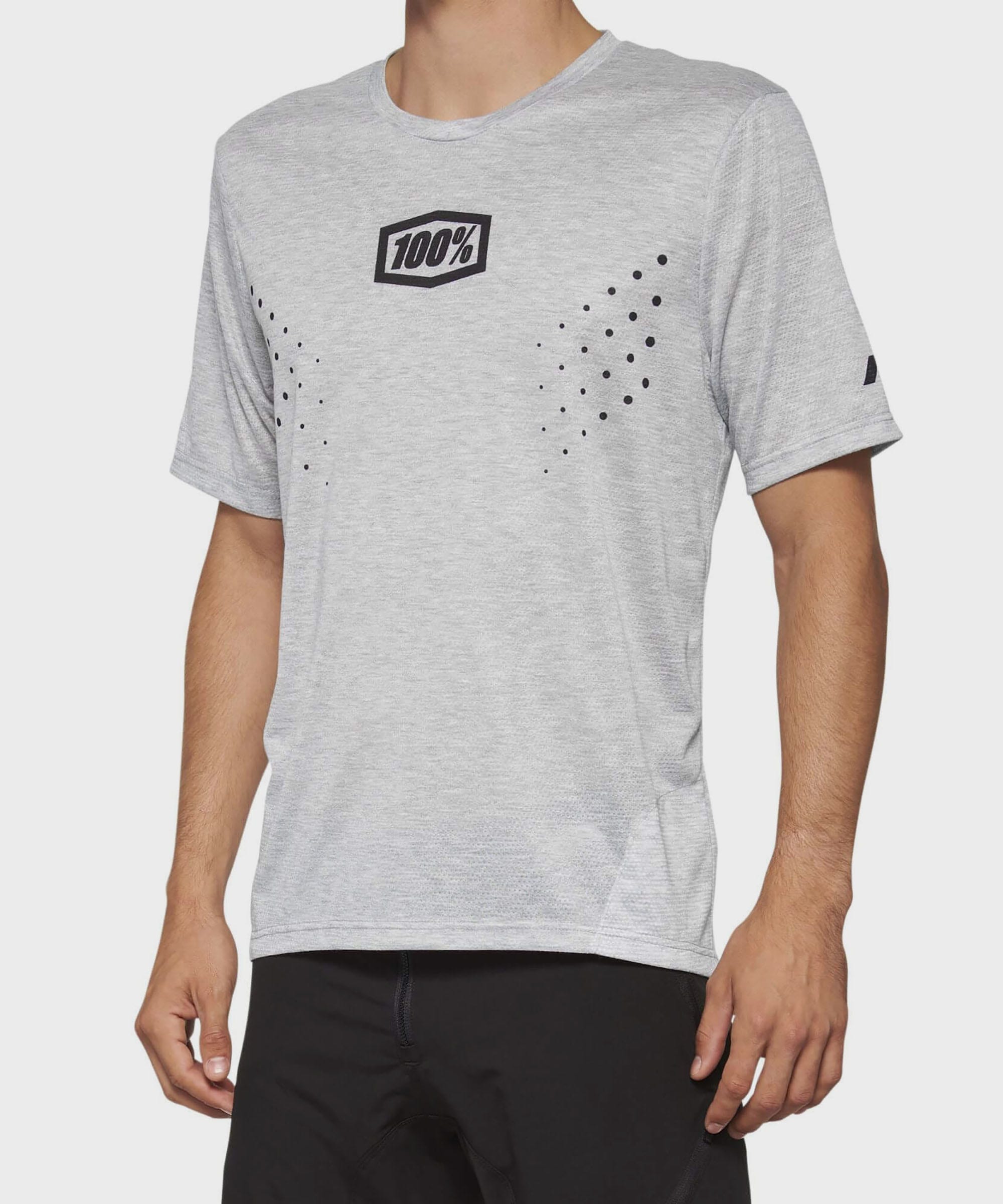 100% Airmatic Mesh Short Sleeve Jersey Grey