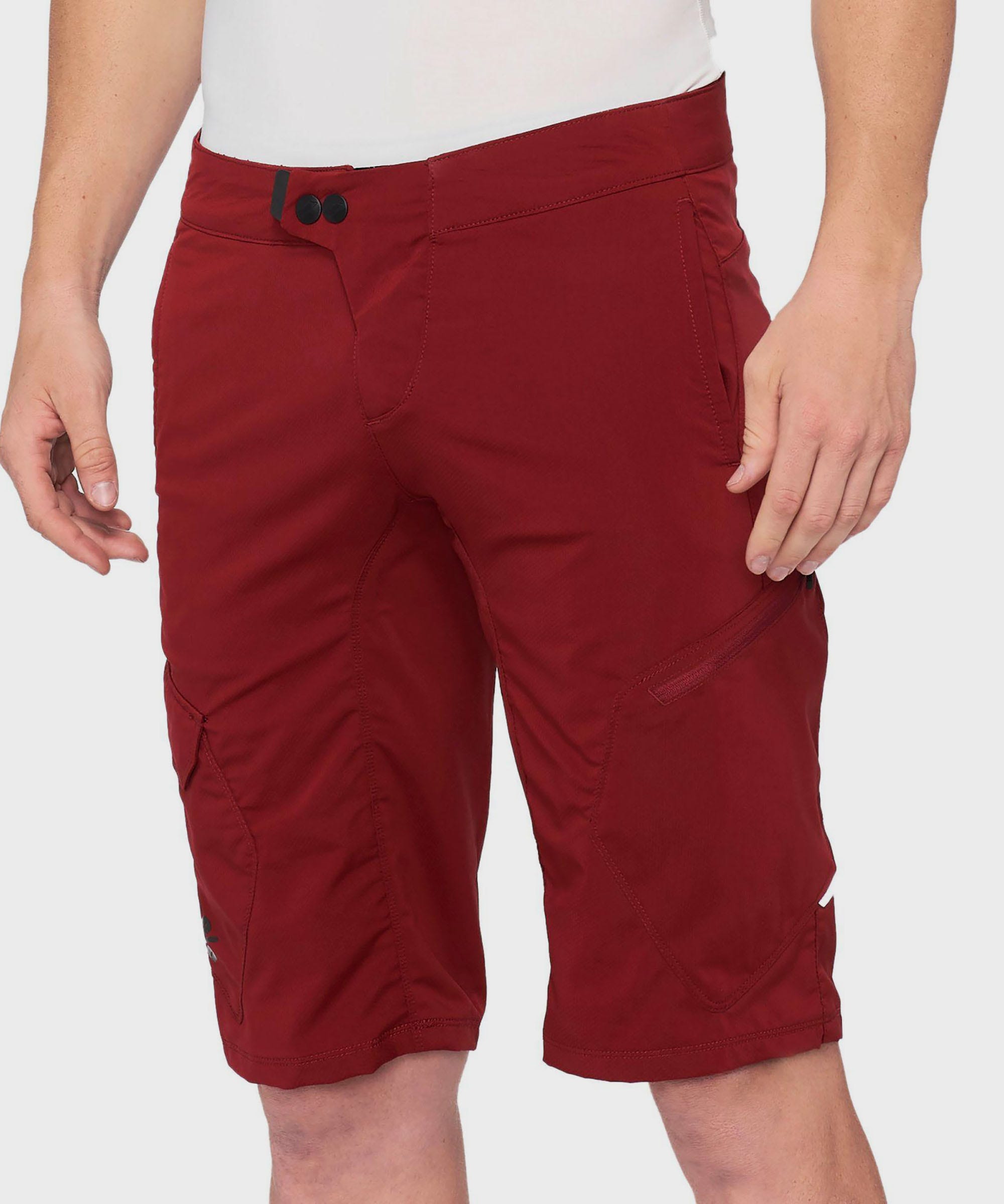 100% Ridecamp Shorts Brick