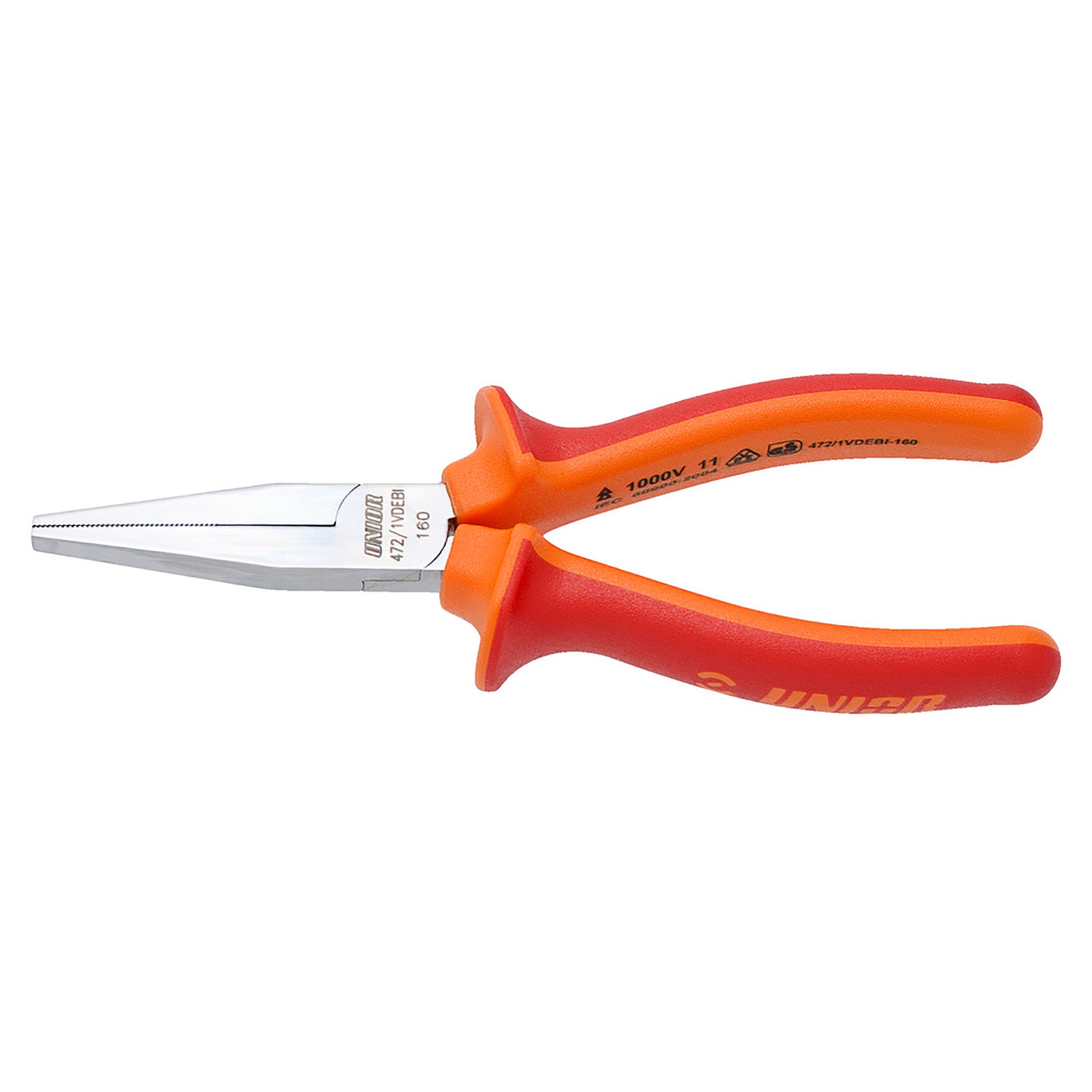 UNIOR Long Flat Nose Pliers | Power2Cycle RED 160MM