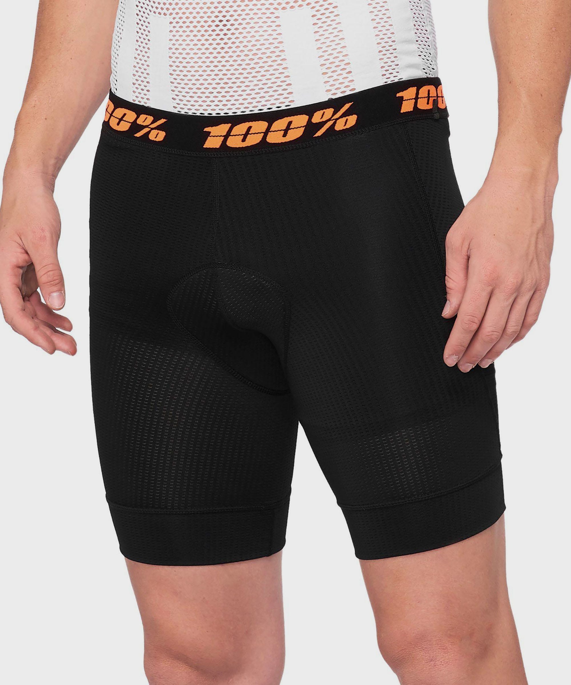100% Crux Liner Shorts 2022 Black 28"