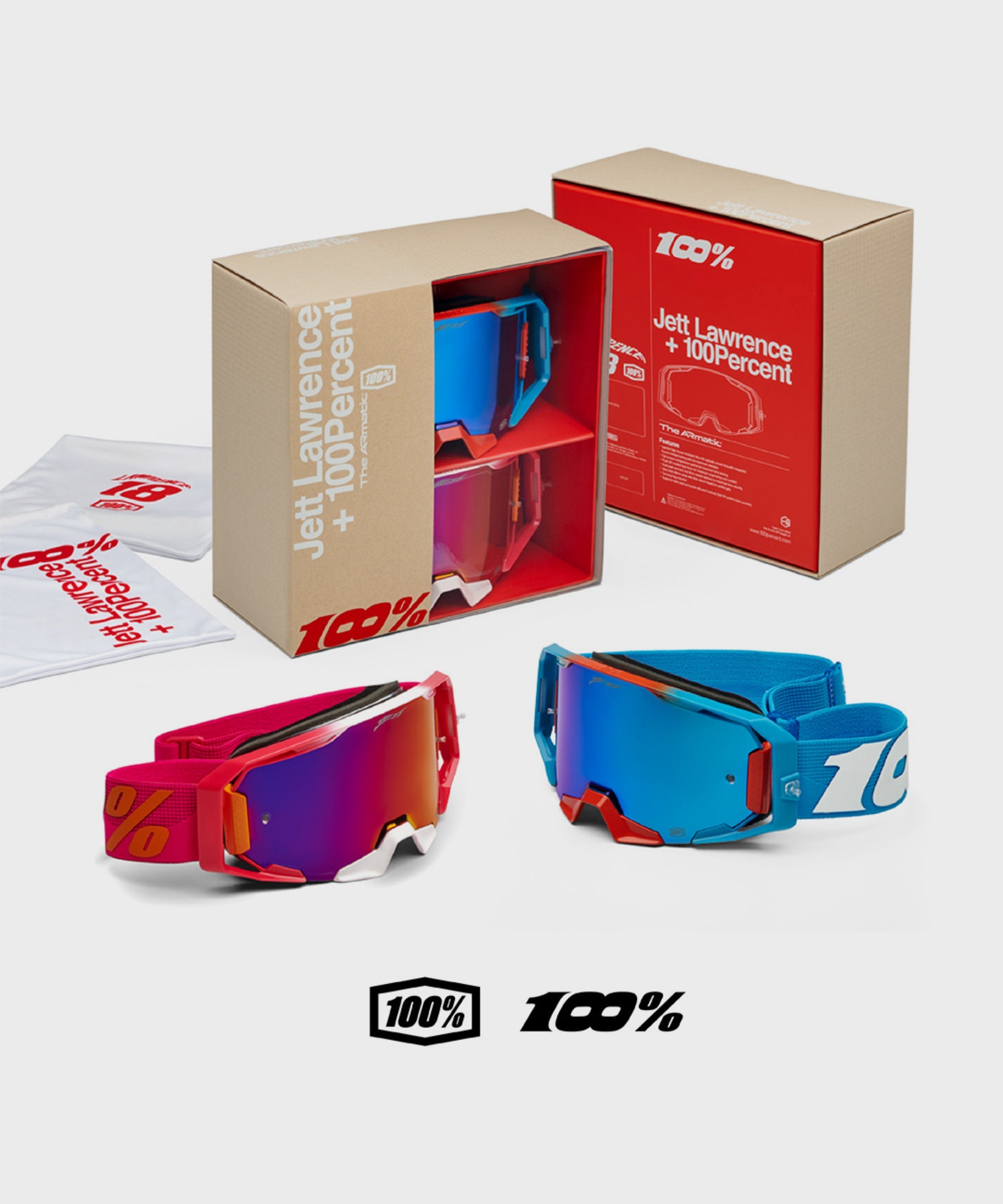 100% ARmatic Jett Lawrence Goggle Pack