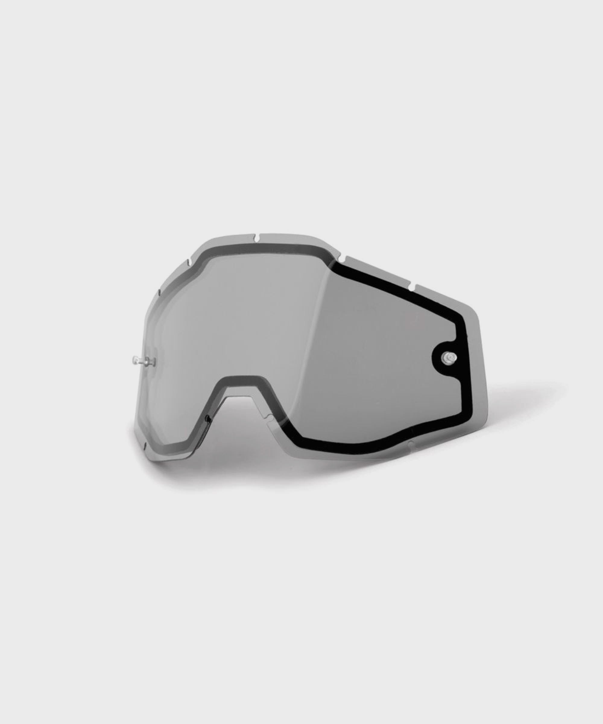 100% Accuri / Racecraft / Strata Dual Replacement Lens (No Vents)  Smoke