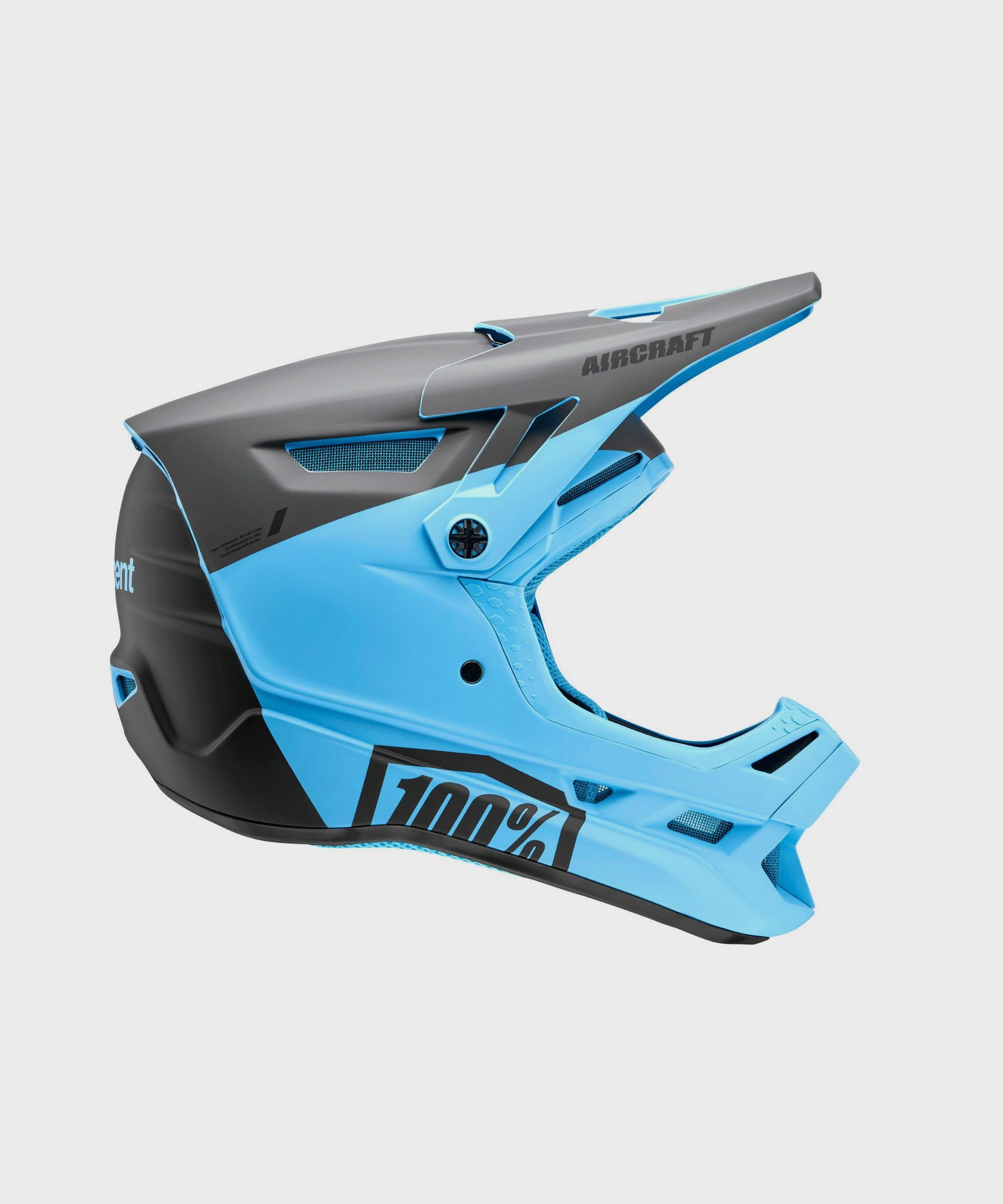 100% Aircraft Composite Helmet Silo XS