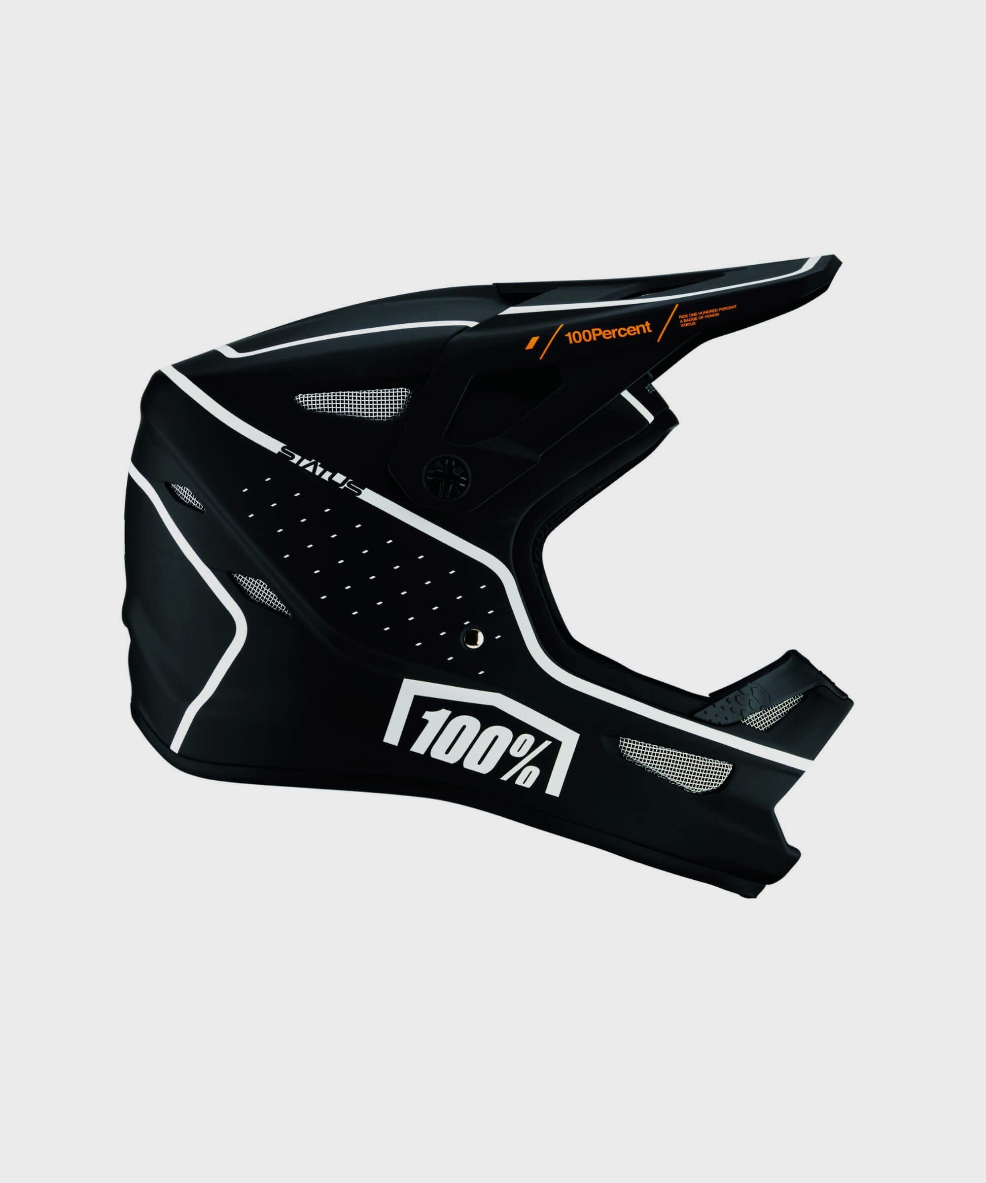 100% Status Helmet Essential Black S