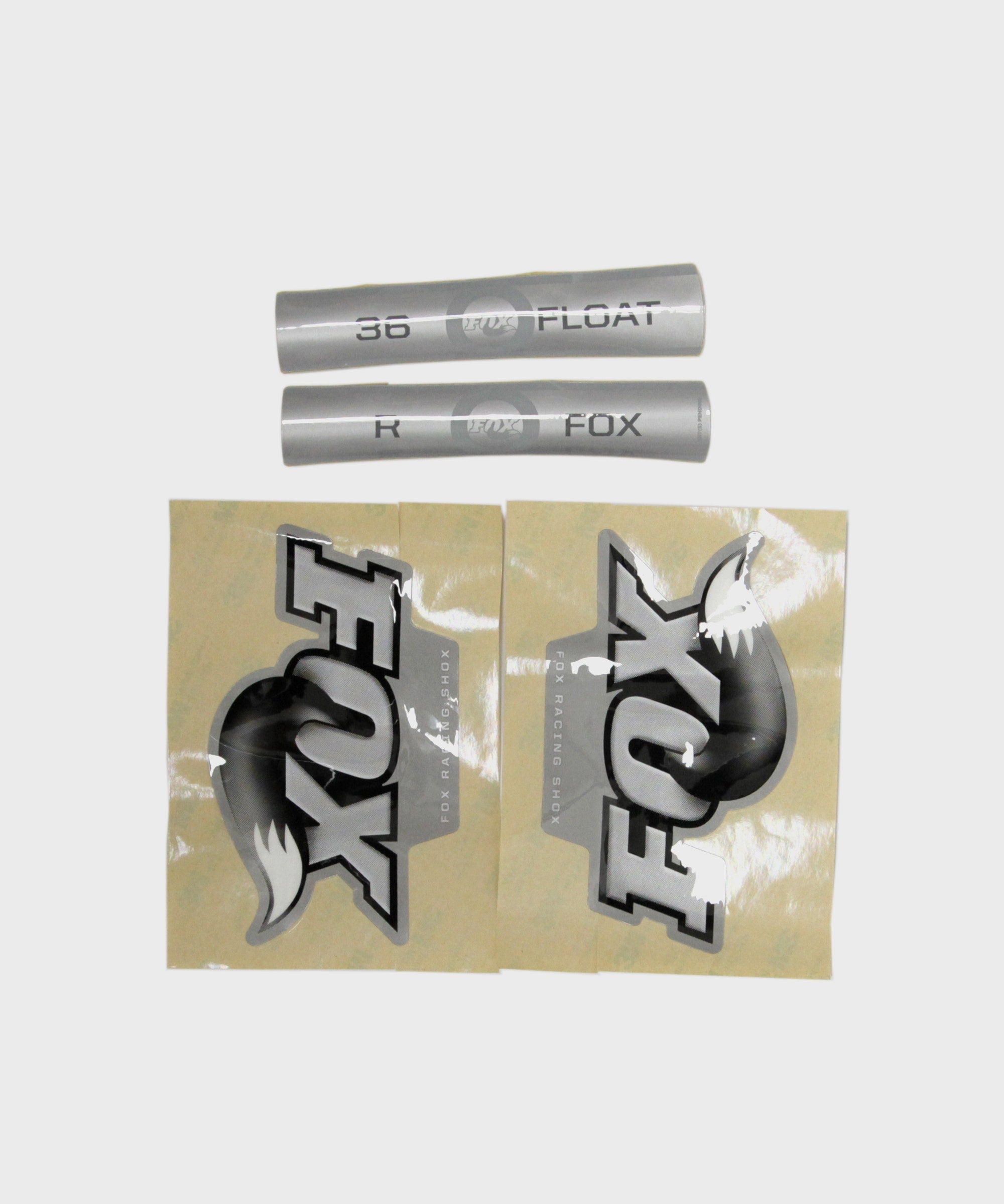 FOX Fork 36 FLOAT R O/B B/W Decal Kit Titanium 2010