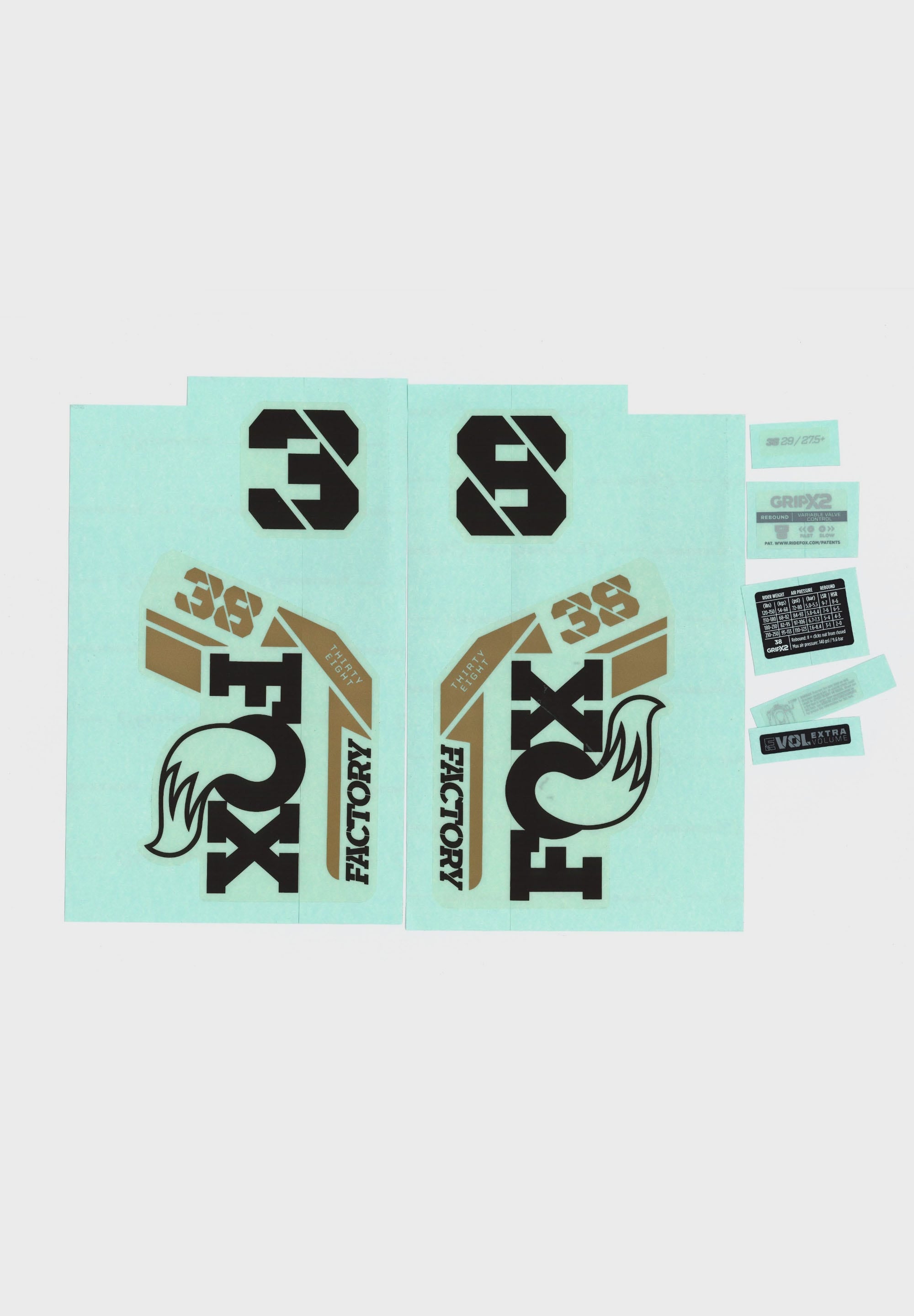 FOX Fork 38 Decal 2025