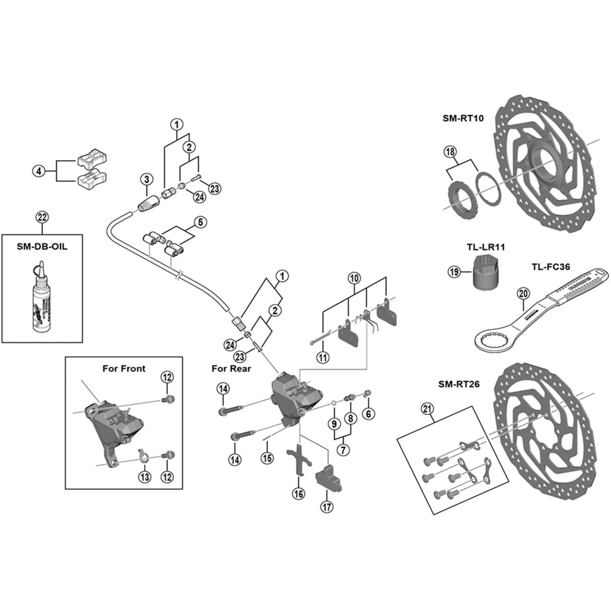 Shimano Spares M575 bleeding spacer