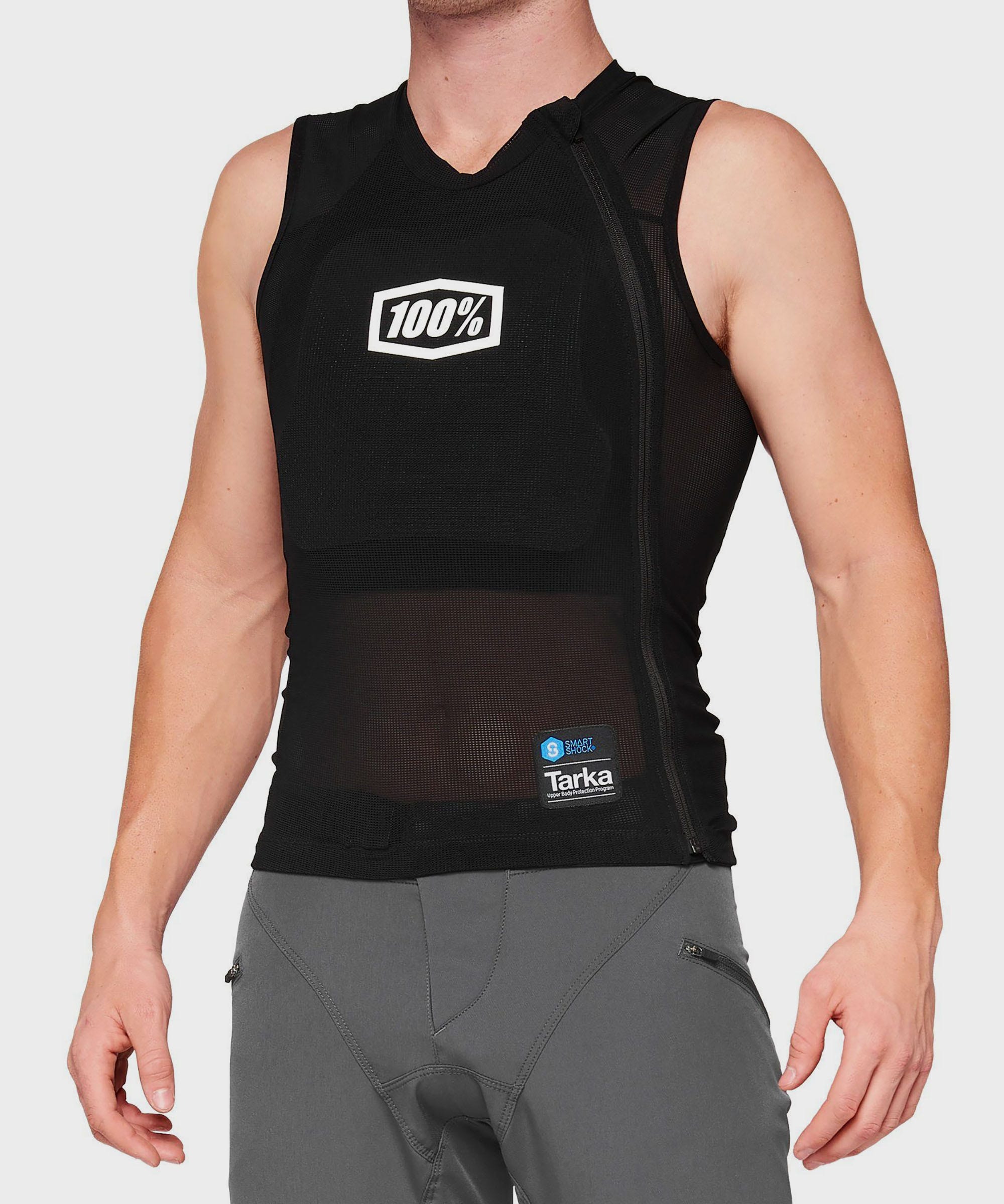 100% Tarka Vest Black