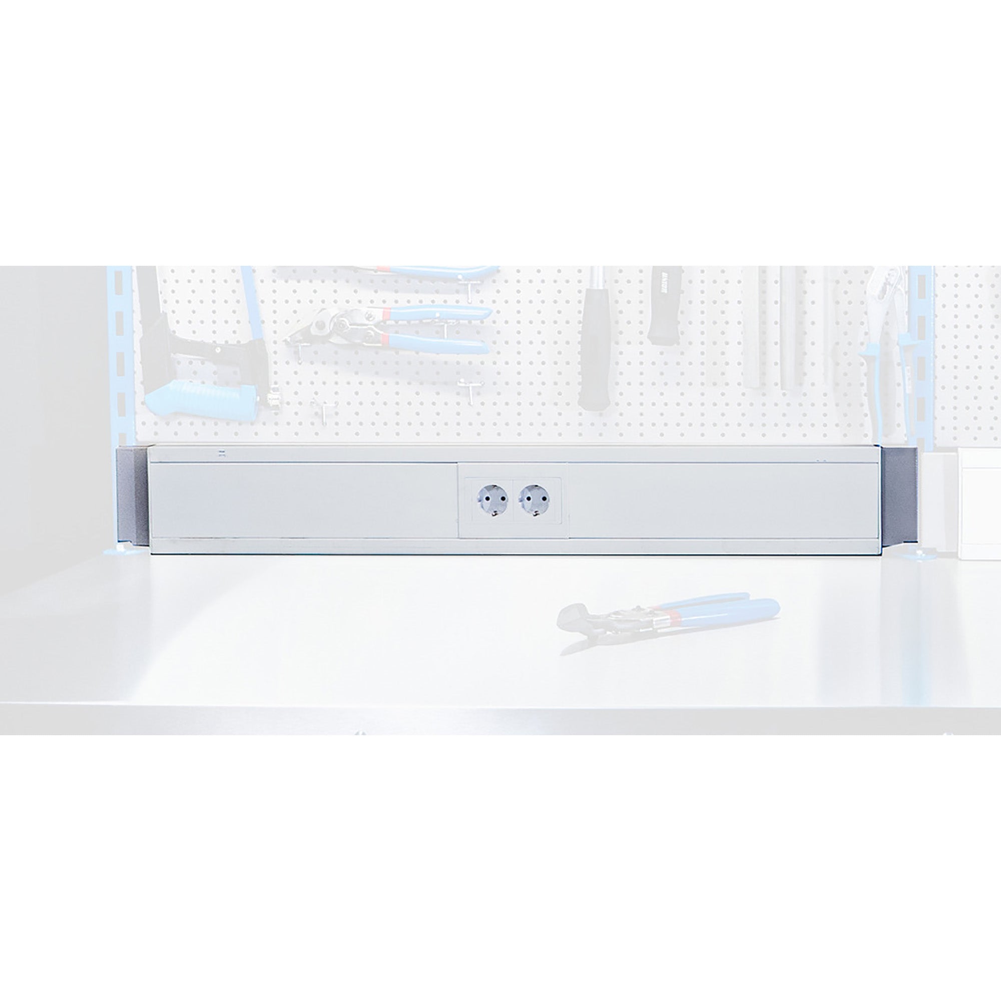 UNIOR Holder With Parapet Channel | Power2Cycle BLUE 998 X 130 X 55MM