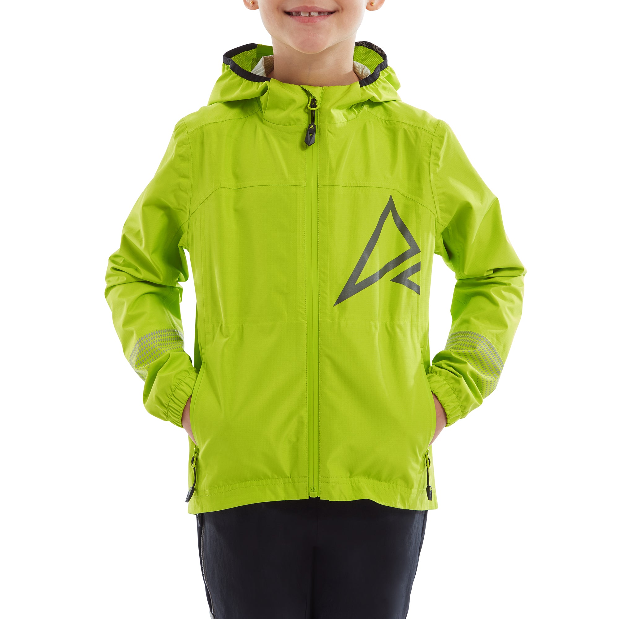 Altura Spark Kid's Jacket 2022: BLACK/OLIVE 9-10 YEARS