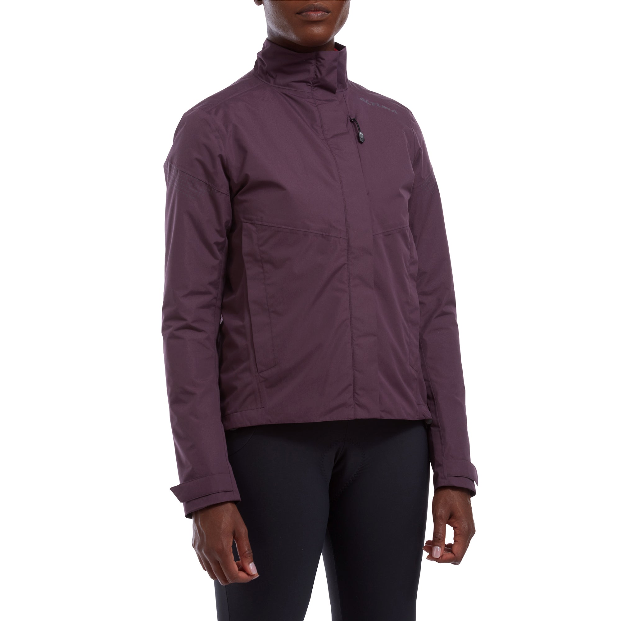 Altura Nightvision Nevis Women's Waterproof Cycling Jacket 2021: PURPLE 8