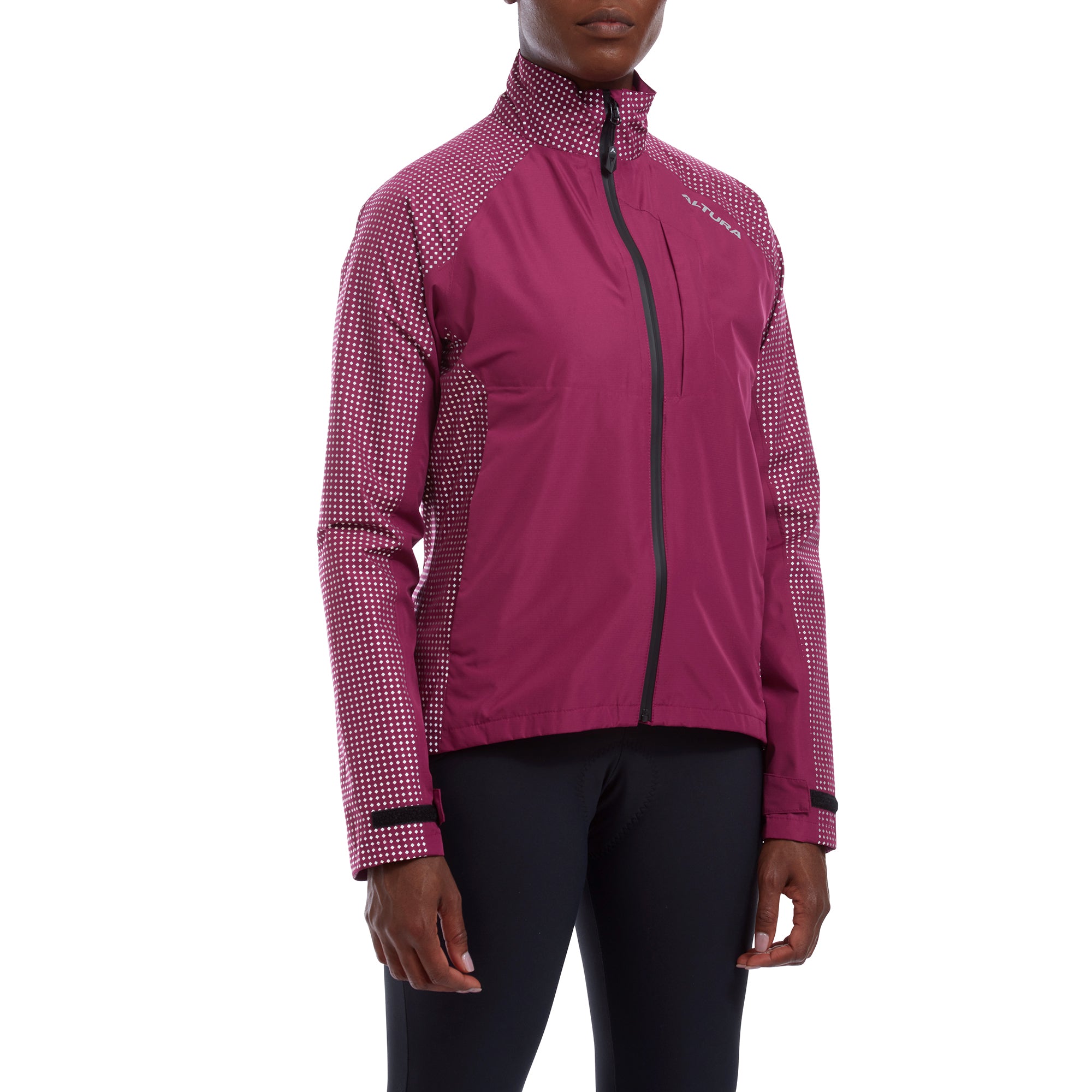 Altura Nightvision Storm Women's Waterproof Cycling Jacket 2022: DARK GREEN 8