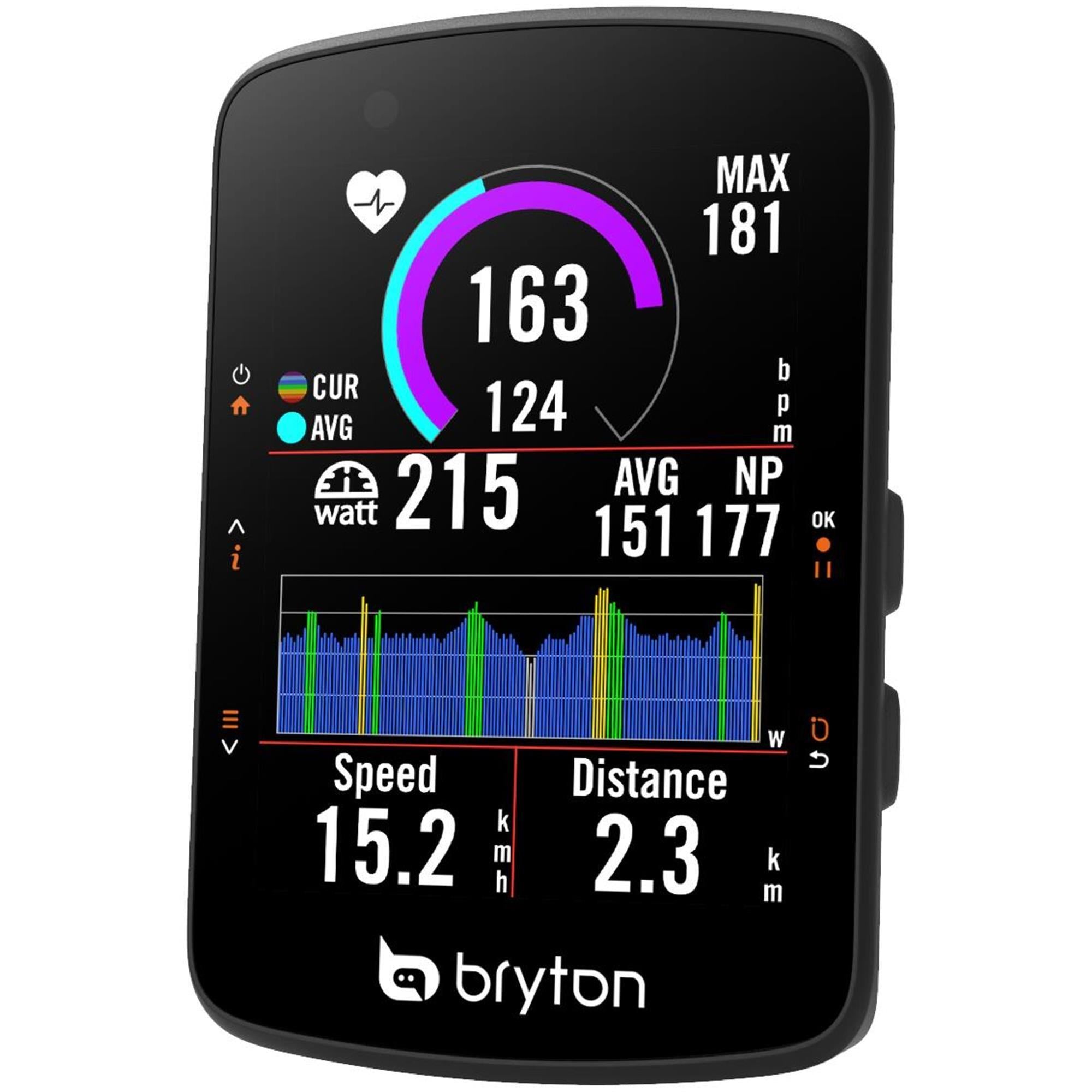 Bryton Rider S550 E Computer | Power2Cycle BLACK