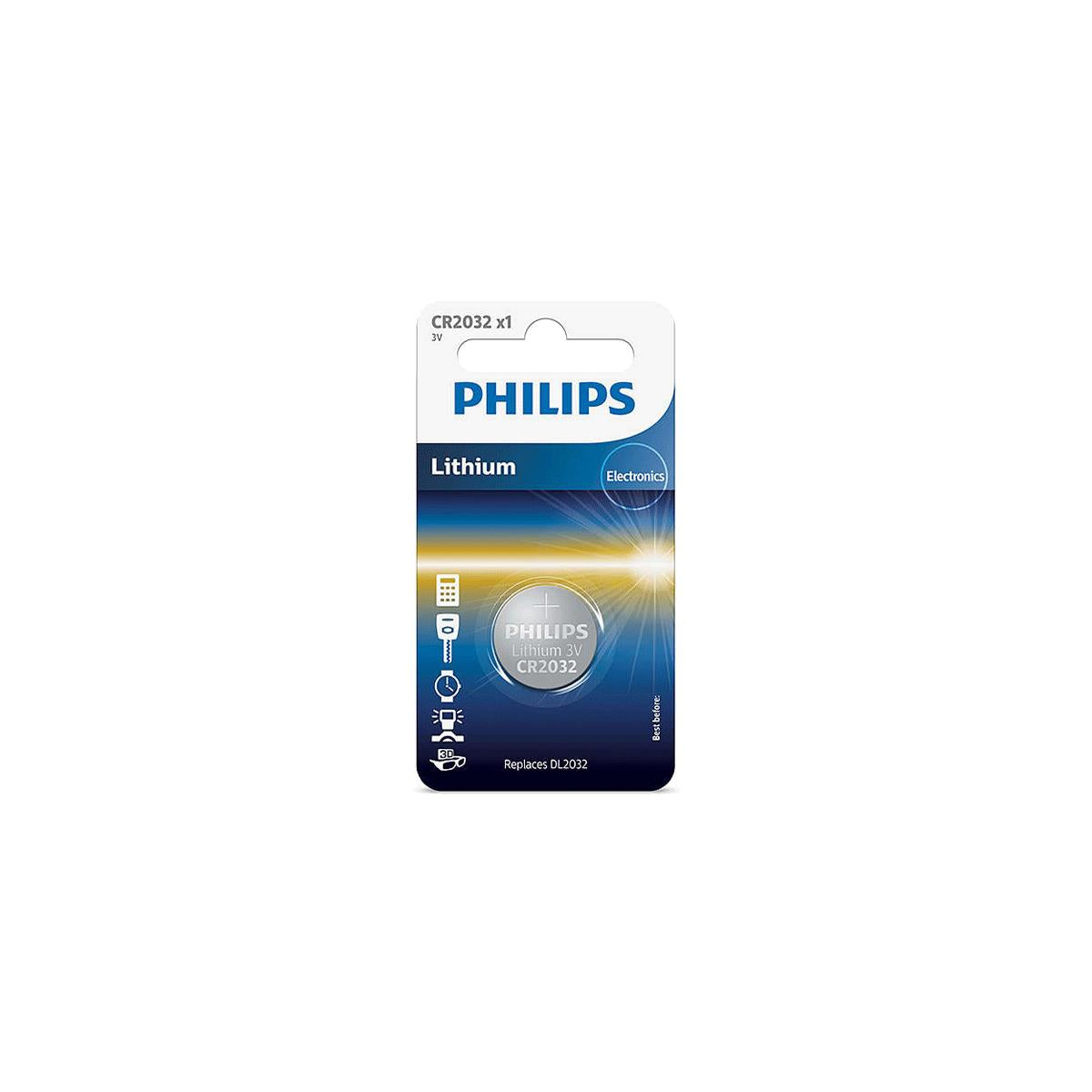 Philips Lithium 3V Battery CR2032 (x1) | Power2Cycle