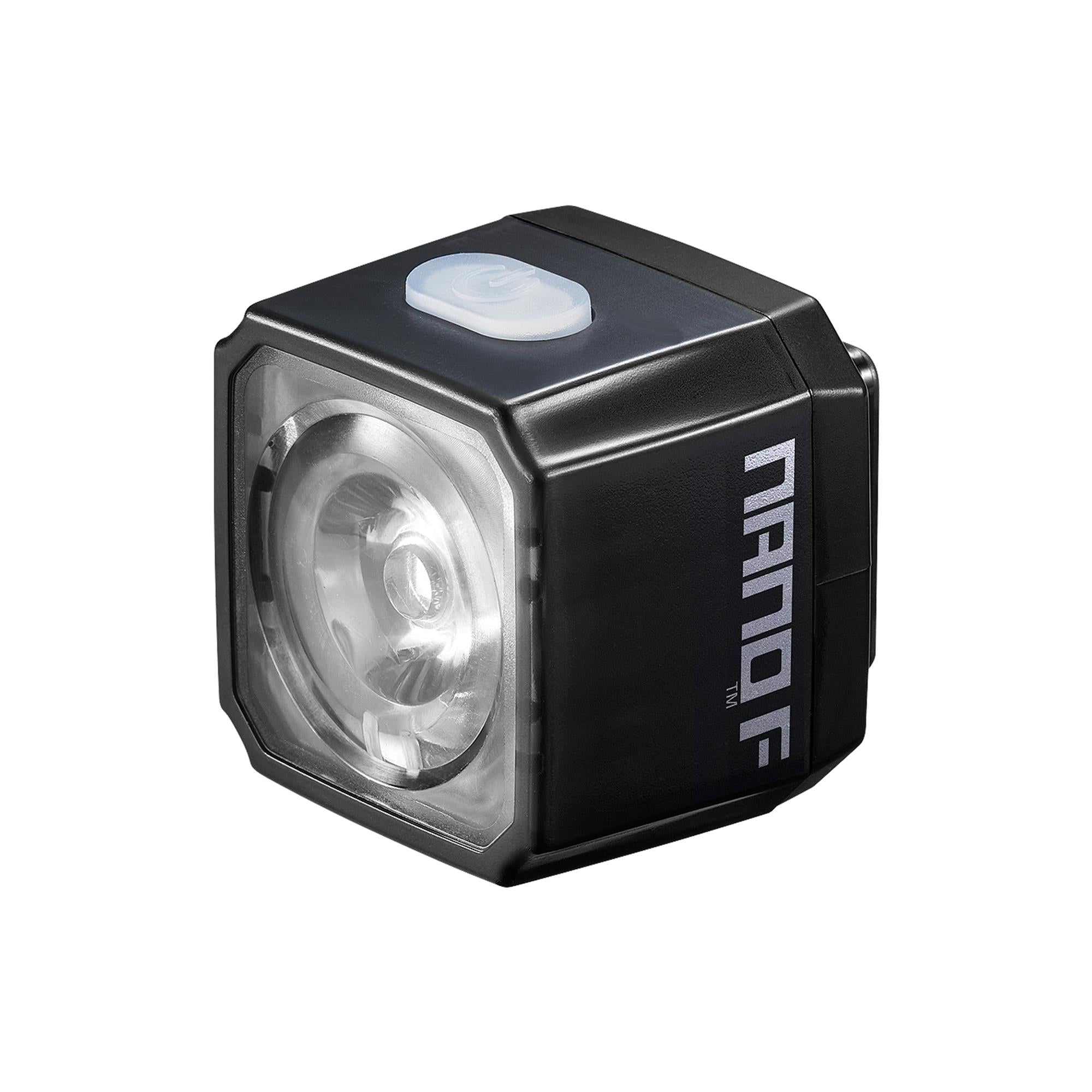 Cateye Nano | Power2CycleF Front Bike Light | Power2Cycle BLACK