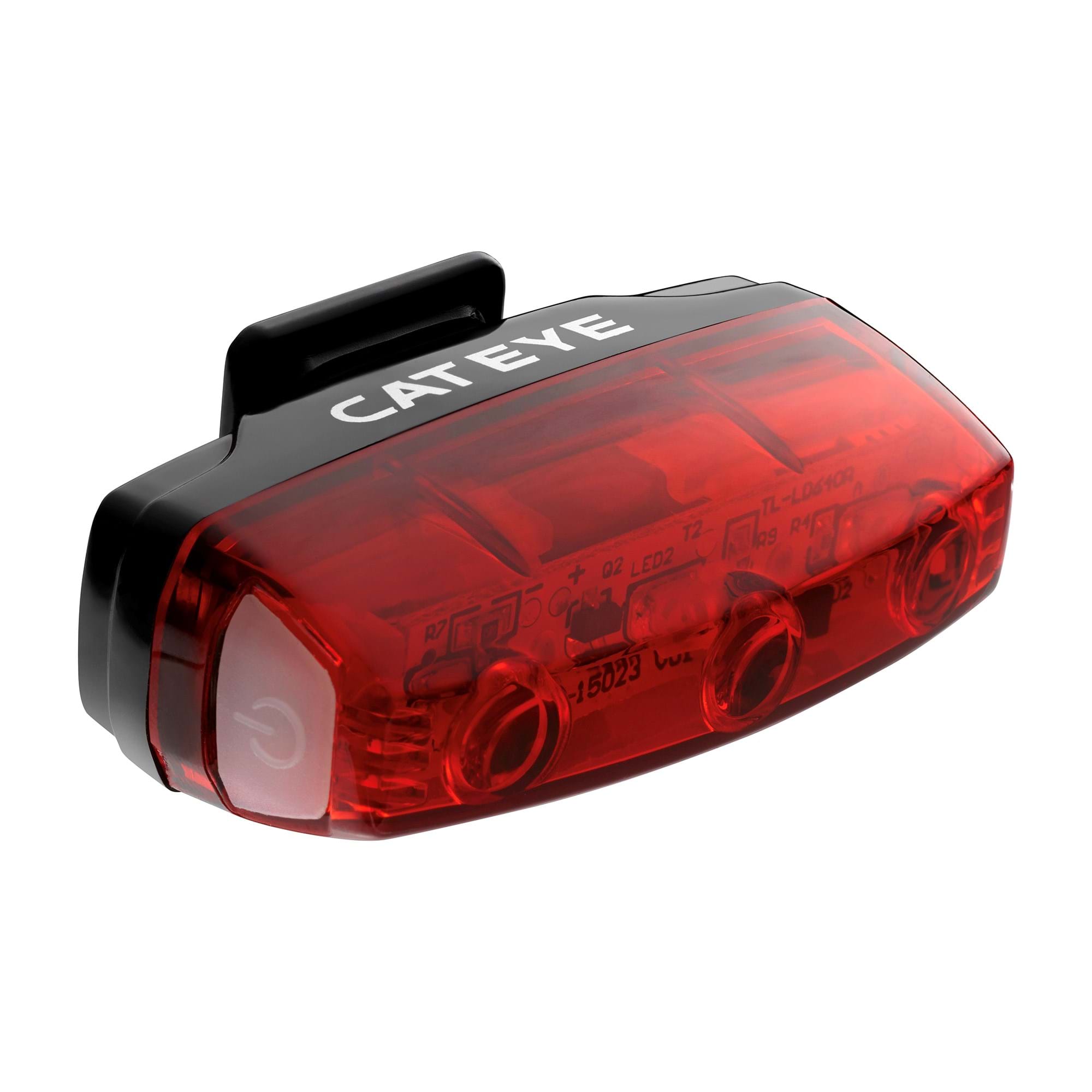 CatEye Rapid Micro USB Rechargeable Rear Light (15 Lumen) | Power2Cycle BLACK