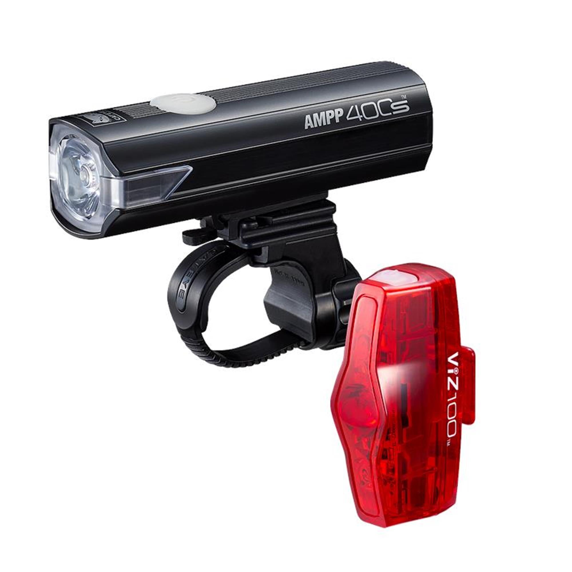 CatEye AMPP 400S / VIZ 100 Bike Light Set | Power2Cycle  USB | Power2CycleC