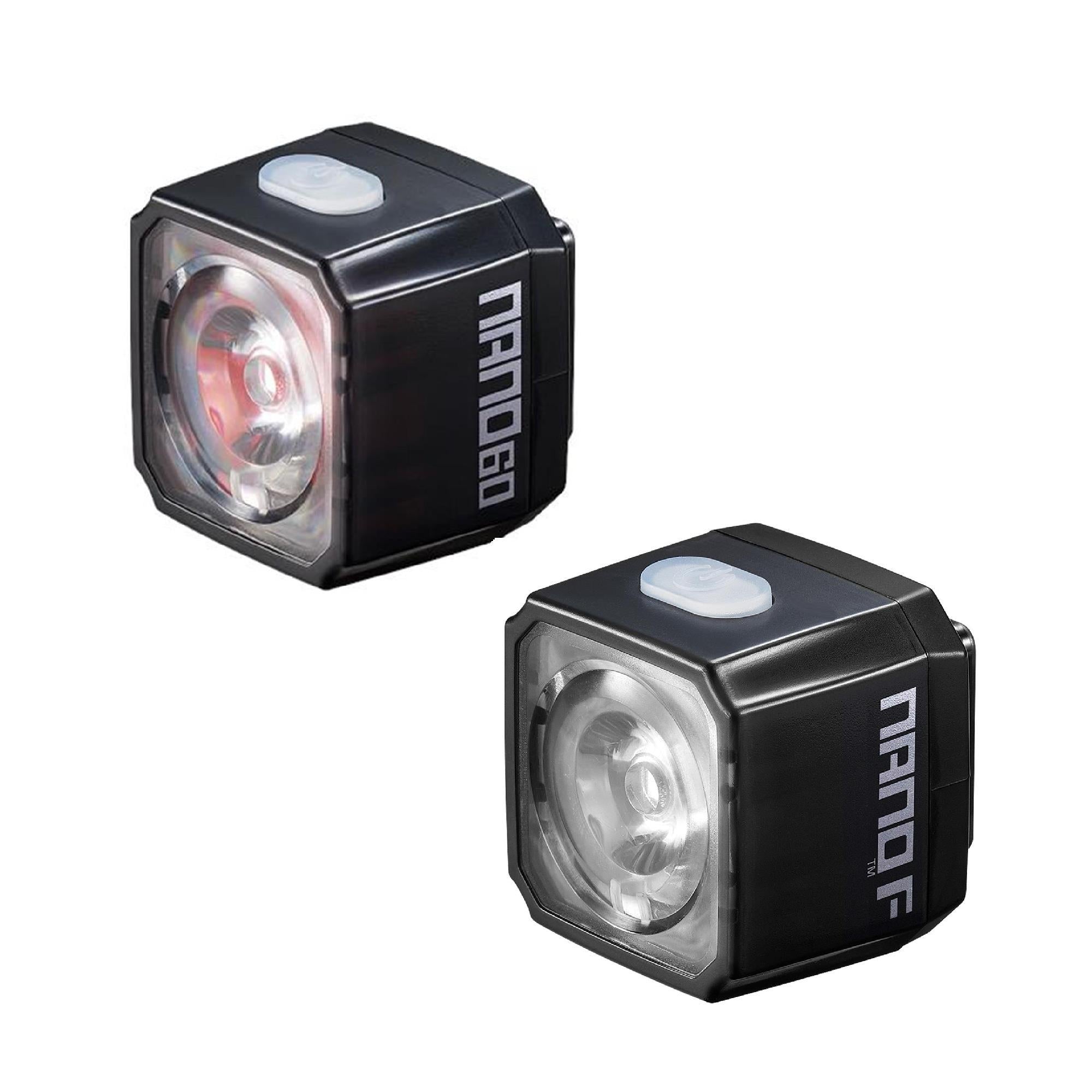 Cateye Nano Bike Light Set | Power2Cycle BLACK