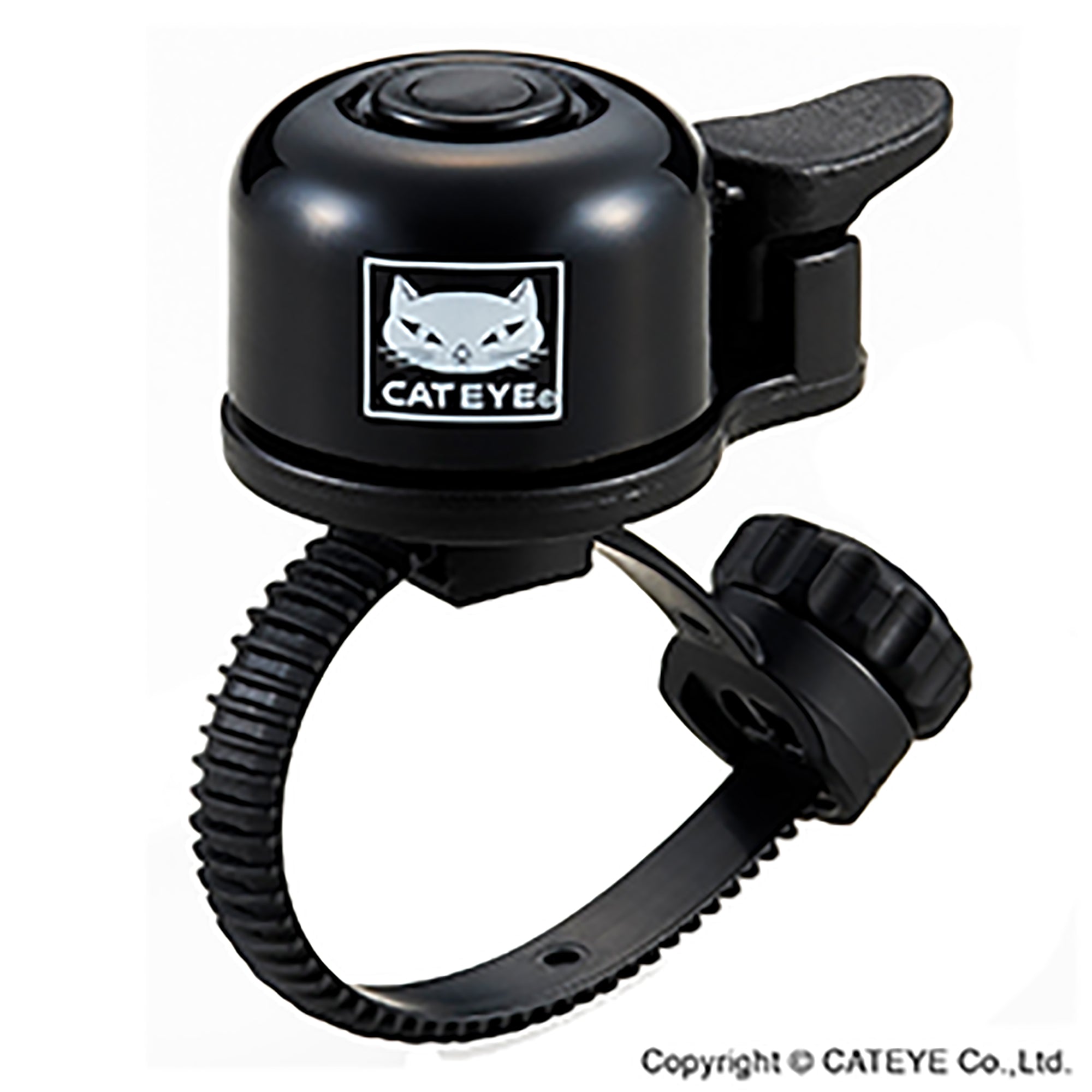CatEye OH | Power2Cycle1400 Aluminium Bell | Power2Cycle BLACK