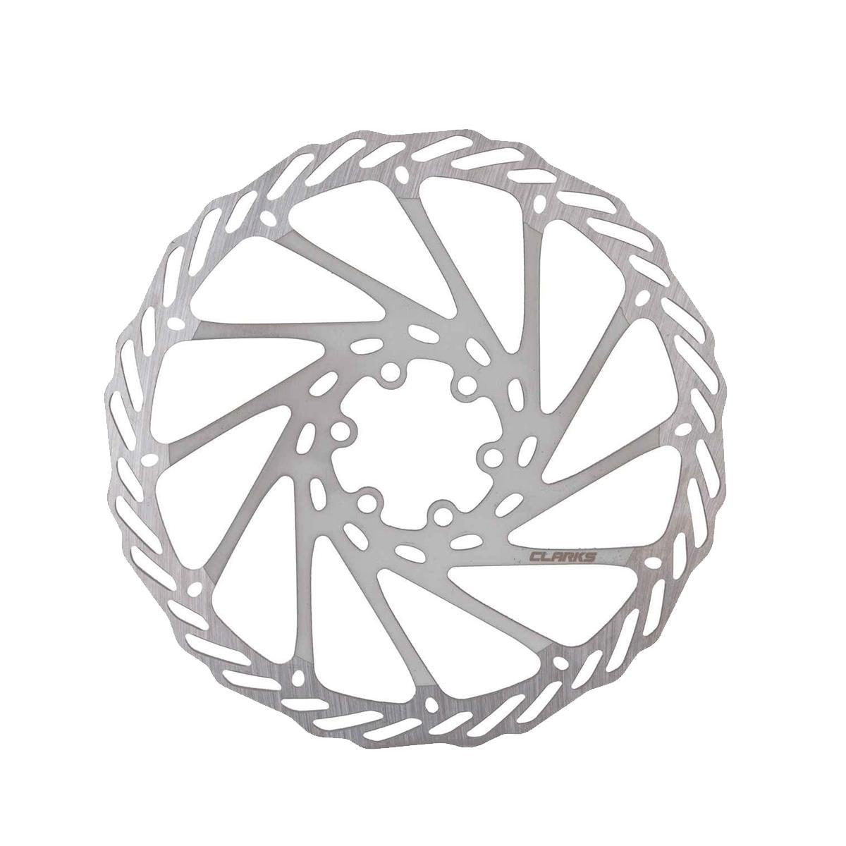 Clarks Single Piece 160mm Steel Rotor | Power2Cycle SILVER 160MM