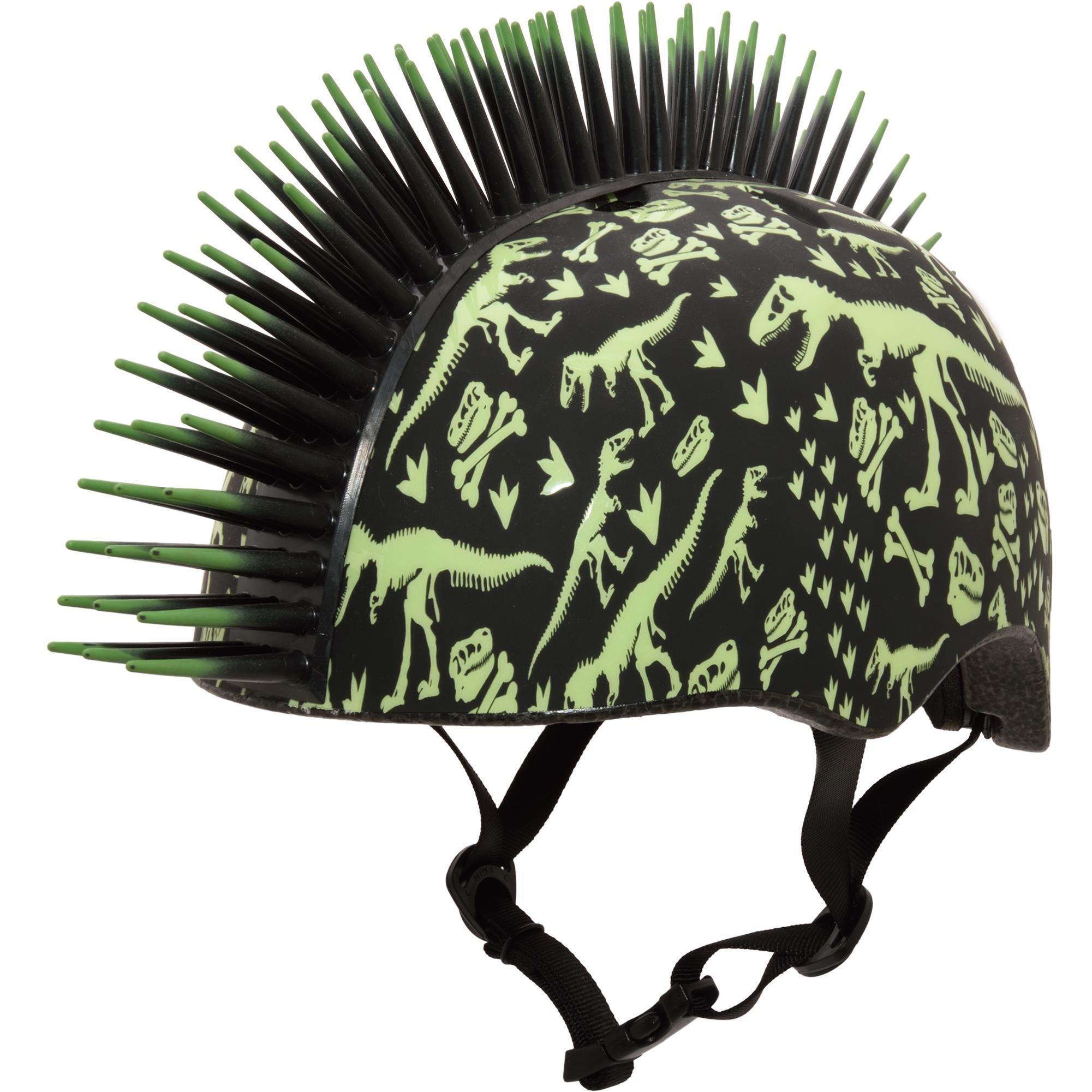 C-Preme Raskullz Toddler Helmet (3+ Years) - T-Rex Bonez Mohawk 2021: T-REX BONEZ MOHAWK UNISIZE 48-52CM