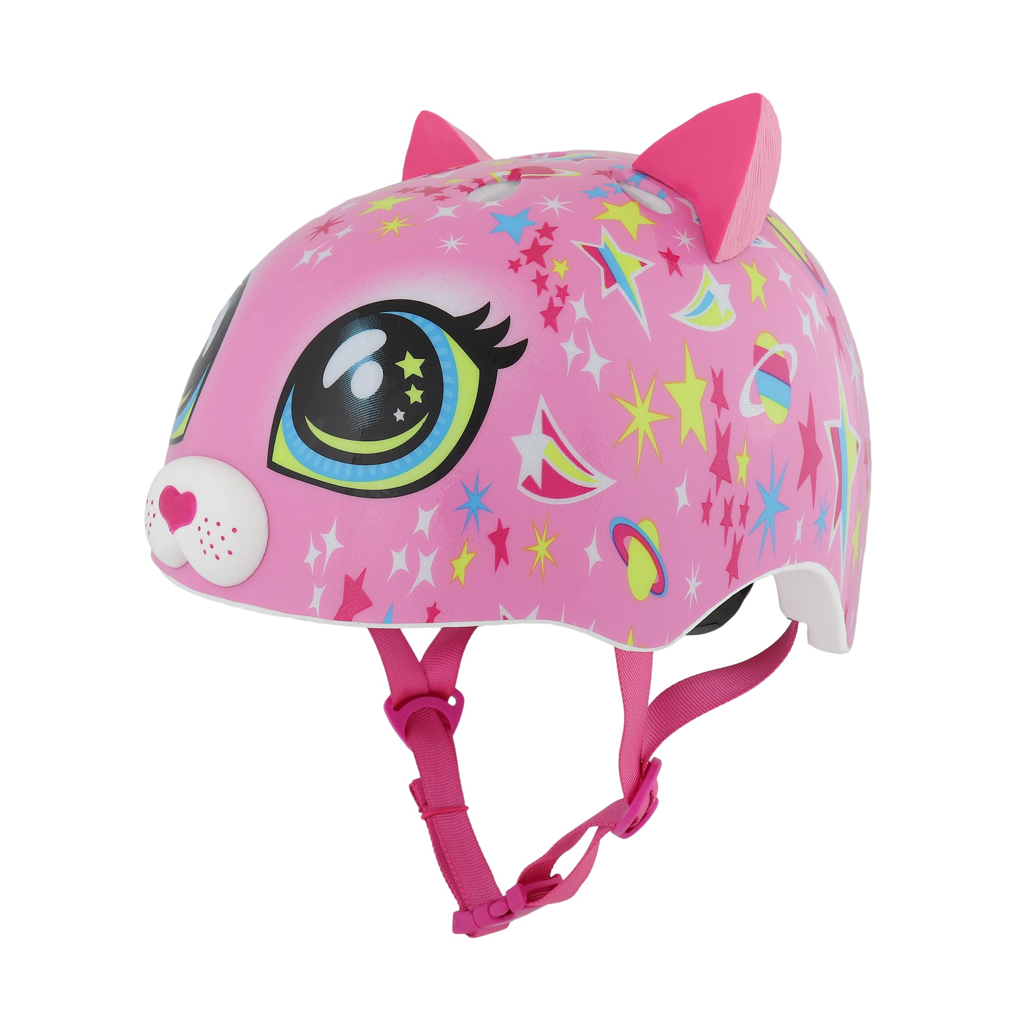 C-Preme Raskullz FS (Fit System) Toddlers Helmet - Astro Cat Pink 2021: ASTRO CAT PINK UNISIZE 48-52CM