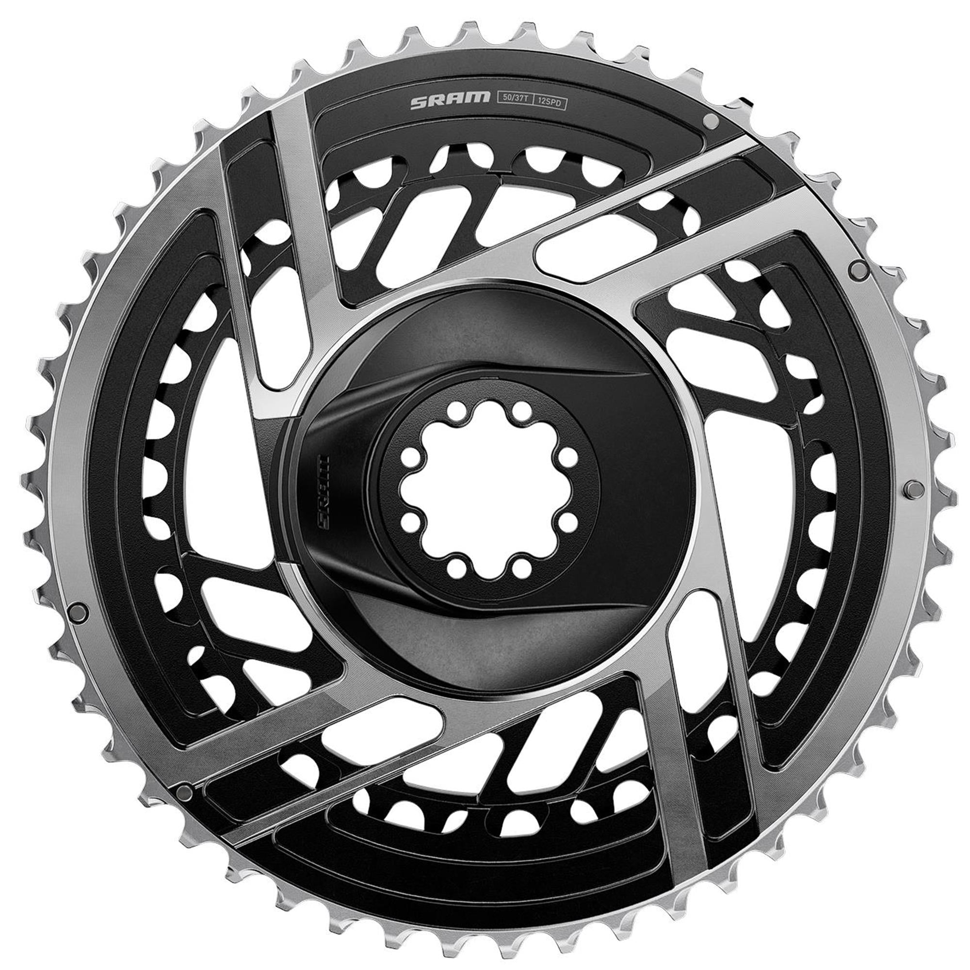 SRAM Chain Ring Road DM Kit Non | Power2CyclePower Red E1 | Power2Cycle BLACK/SILVER