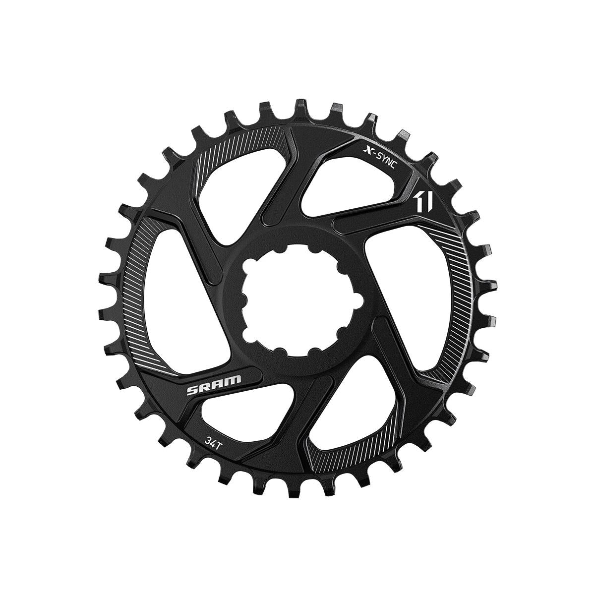 SRAM Chain Ring X | Power2CycleSYNC STEEL 28T Direct Mount 3mm Offset Steel 3.5mm Black 11 speed | Power2Cycle BLACK