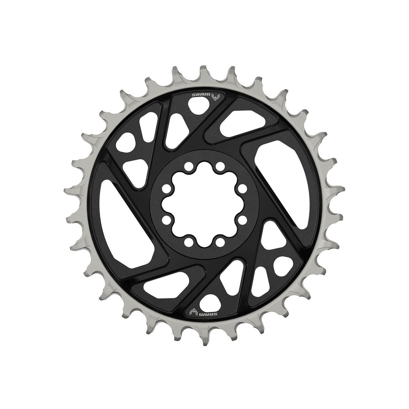 SRAM Chain Ring T | Power2CycleTYPE Direct Mount 3mm Offset Eagle (including 8 bolts) XX D1 2023 | Power2Cycle BLACK