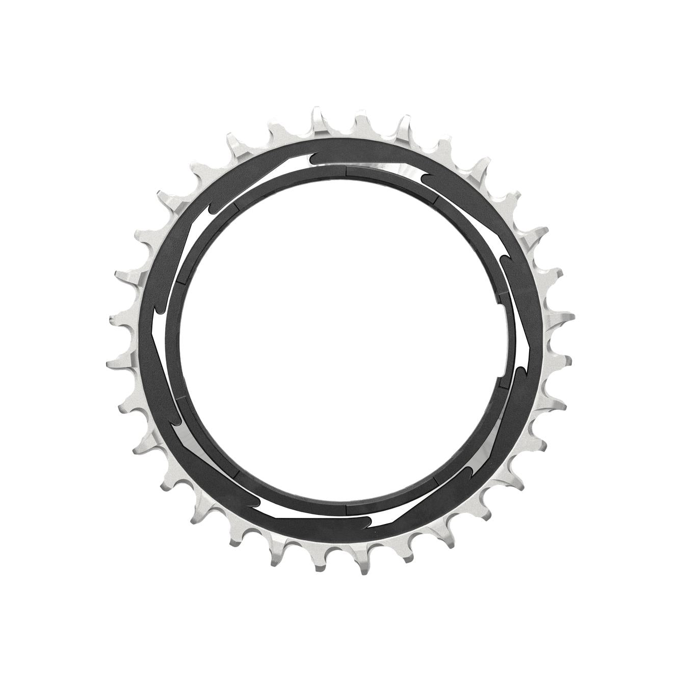 SRAM Chain Ring T | Power2CycleTYPE  Powermeter Threaded 3mm Offset Eagle (including pin thread backup and screw) XXSL D1 2023 | Power2Cycle BLACK/SILVER