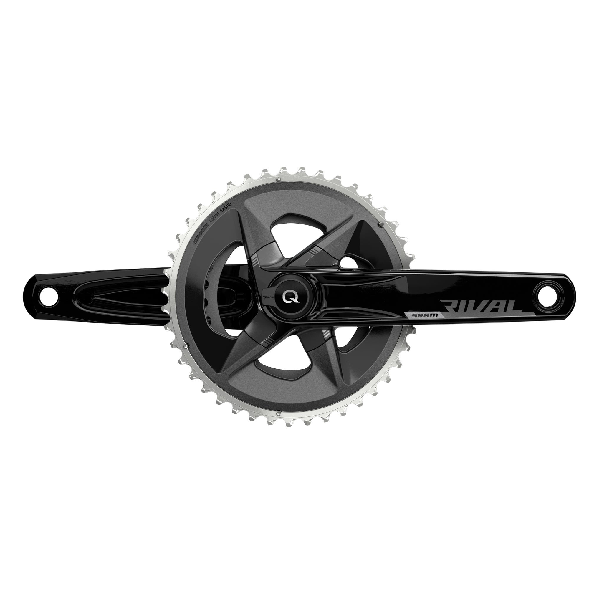 SRAM Rival D1 Quarq Road Power Meter DUB Wide (BB Not Included) | Power2Cycle BLACK
