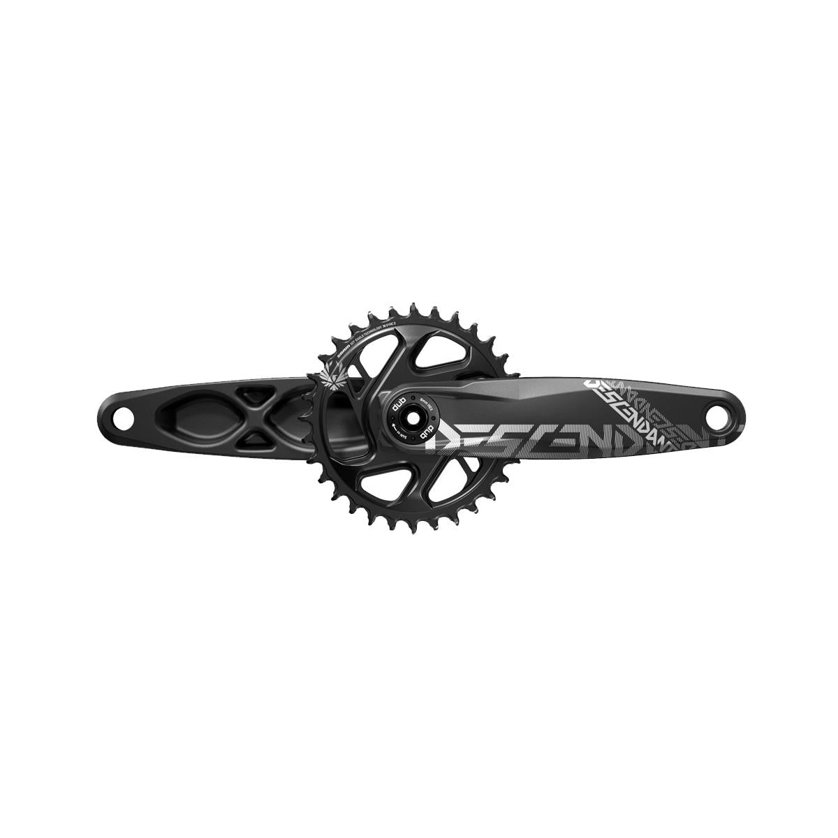 Truvativ Descendant 7K Aluminum Eagle SuperBoost+ DUB 12s 32t X | Power2CycleSYNC 2 Chainring Black (DUB Cups/Bearings Not Included) | Power2Cycle BLACK