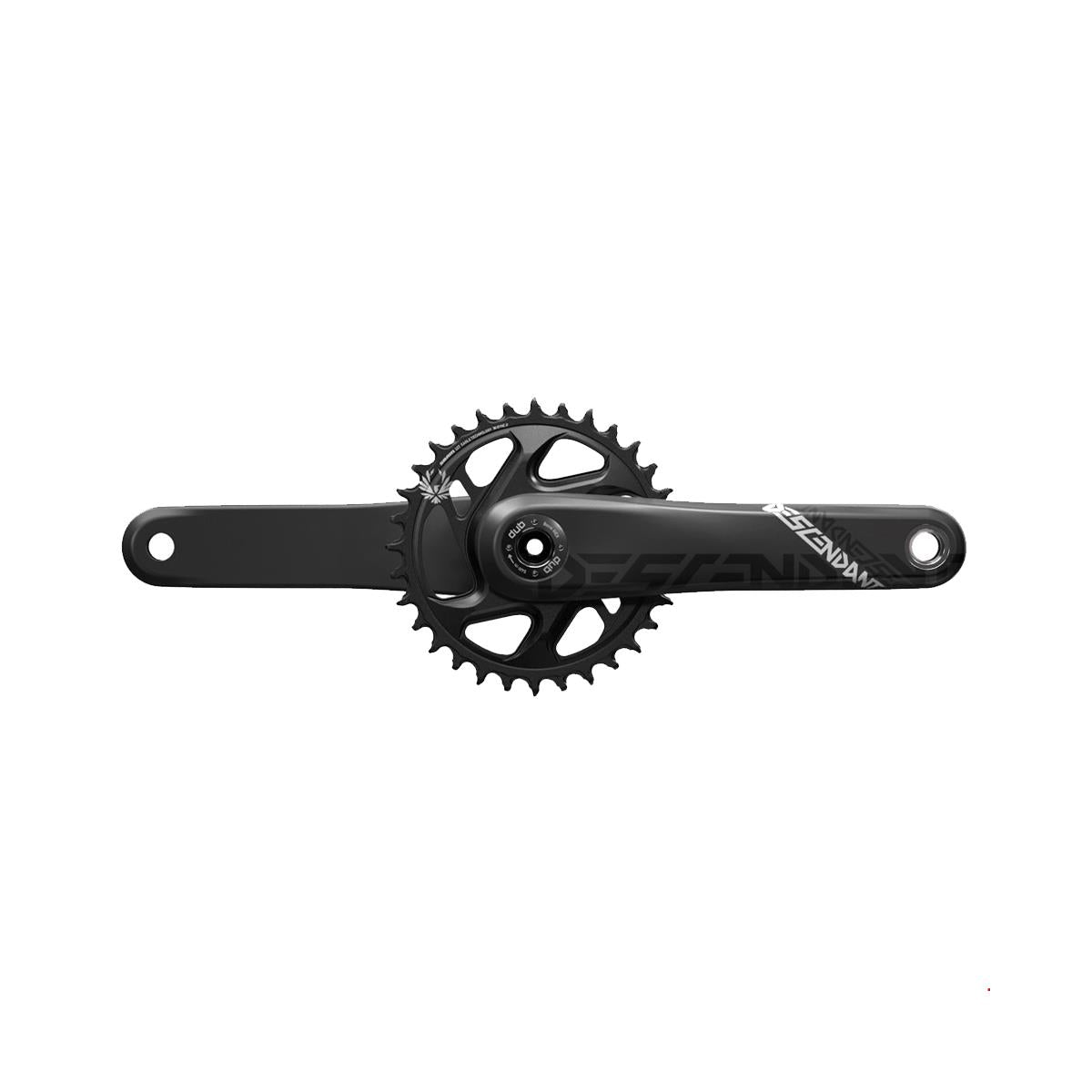 TRUVATIV Crank Descendant Carbon Eagle Cannondale | Power2CycleAI DUB 12s With Direct Mount 30t X | Power2CycleSYNC 2 Chainring Black (DUB Cups/Bearings Not Included) | Power2Cycle BLACK