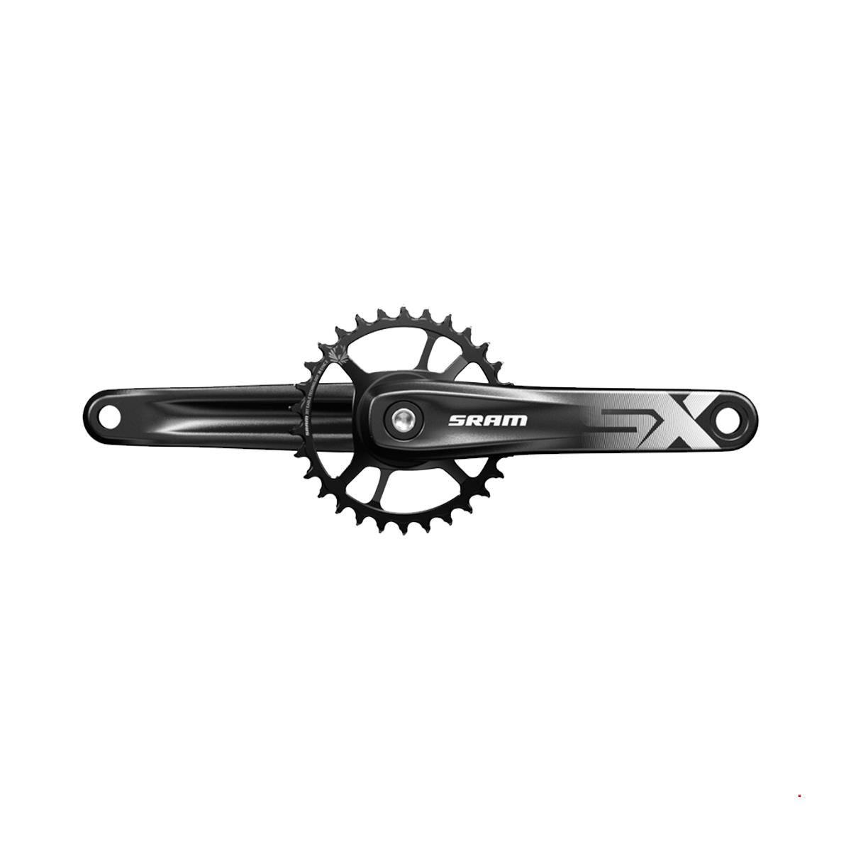 SRAM Crankset SX Eagle PowerSpline 12s With Direct Mount 32T X | Power2CycleSYNC 2 Steel Chainring A1 | Power2Cycle BLACK