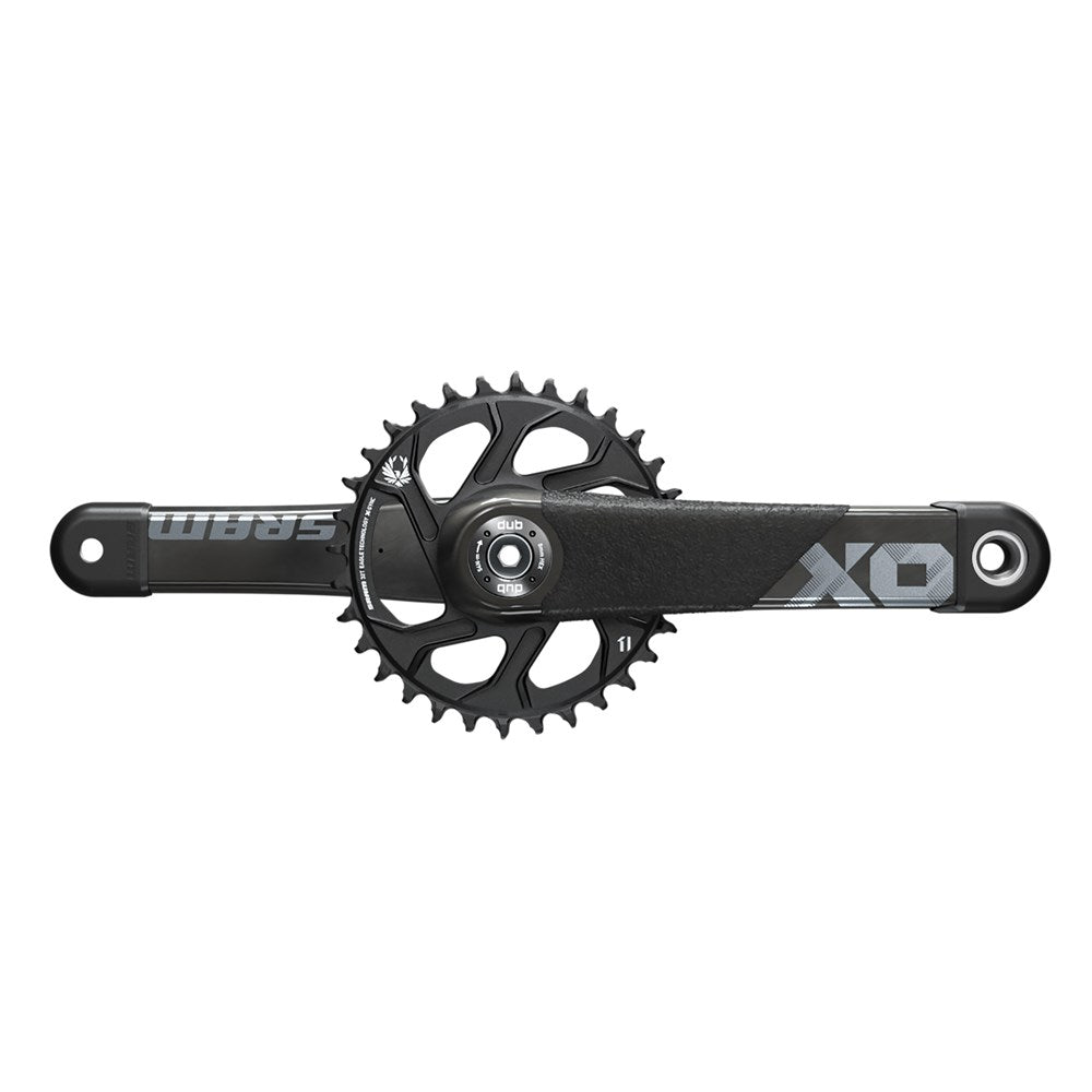 SRAM Crankset X01 All Downhill DUB83 With Direct Mount 34t X | Power2CycleSYNC 2 Chainring B1 | Power2Cycle BLACK