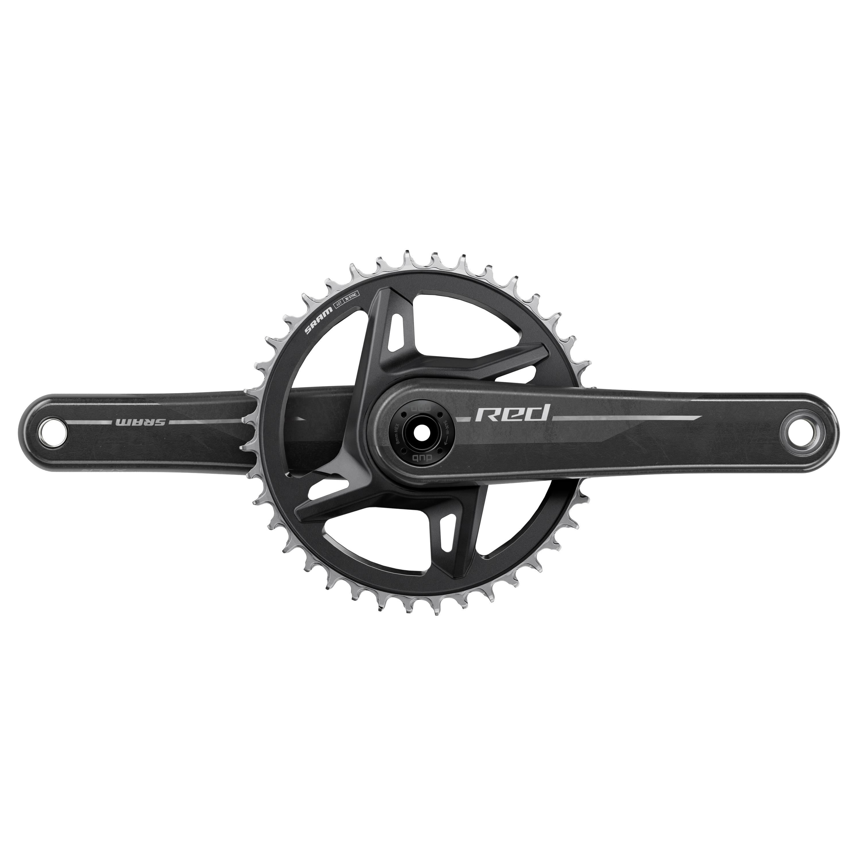 SRAM Crankset Red 1X E1 XPLR DUB Wide Direct Mount 42T (BB Not Included) | Power2Cycle