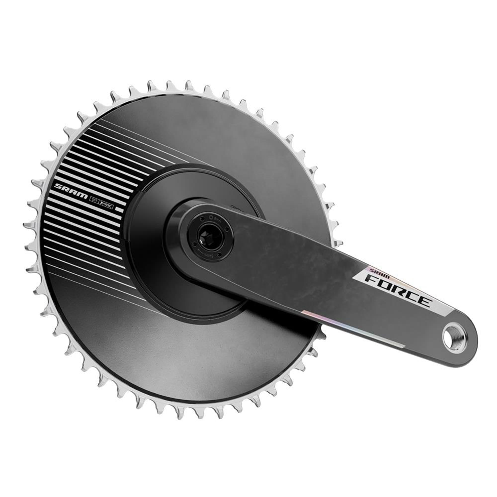 SRAM Crankset FORCE 1x E1 DUB  | Power2Cycle Direct Mount 50T Aero (BB not included) | Power2Cycle