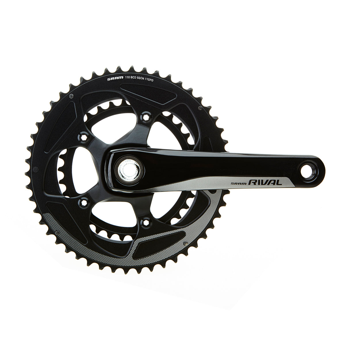 SRAM Rival22 Crank Set GXP 170 50 | Power2Cycle34 Yaw GXP Cups NOT incl | Power2Cycle  11SPD 170MM 50 | Power2Cycle34T
